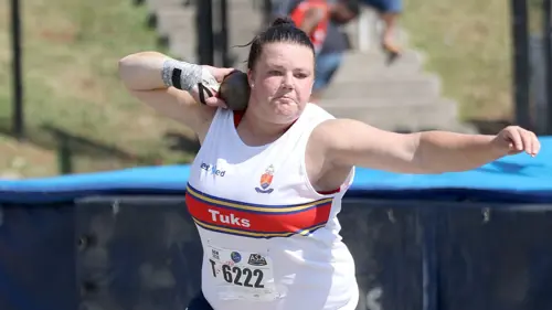 Tuks medical student impressese with hammer throw gold performance at SA Champs