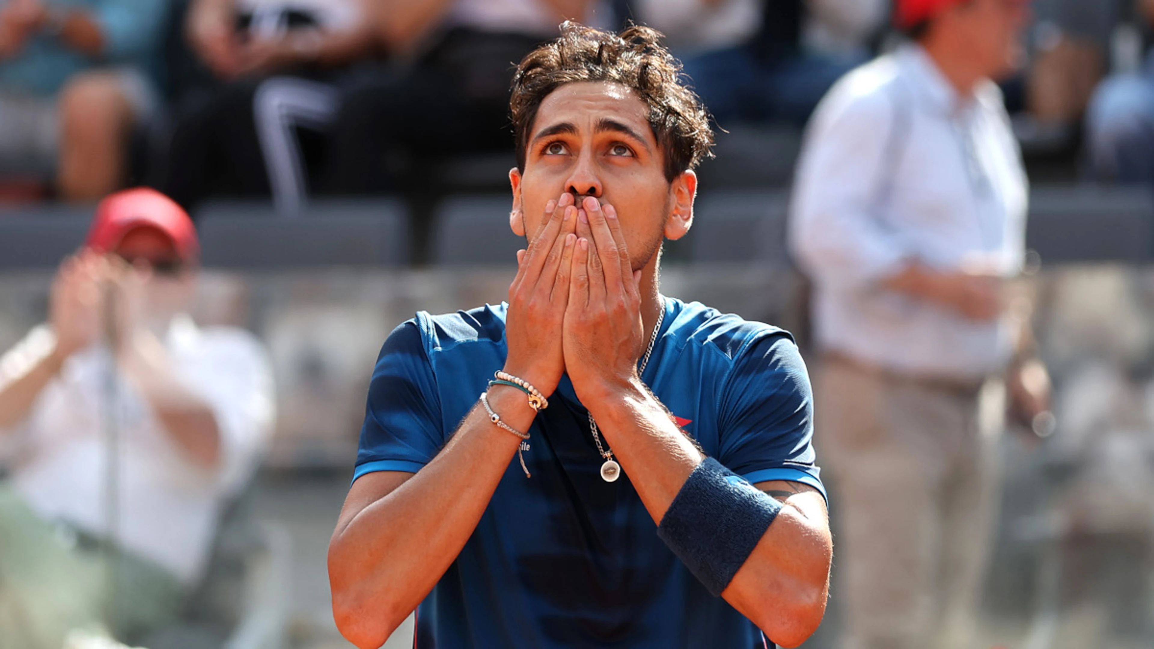 Outsider Tabilo into Rome Open semis, Zverev beats injury scare 