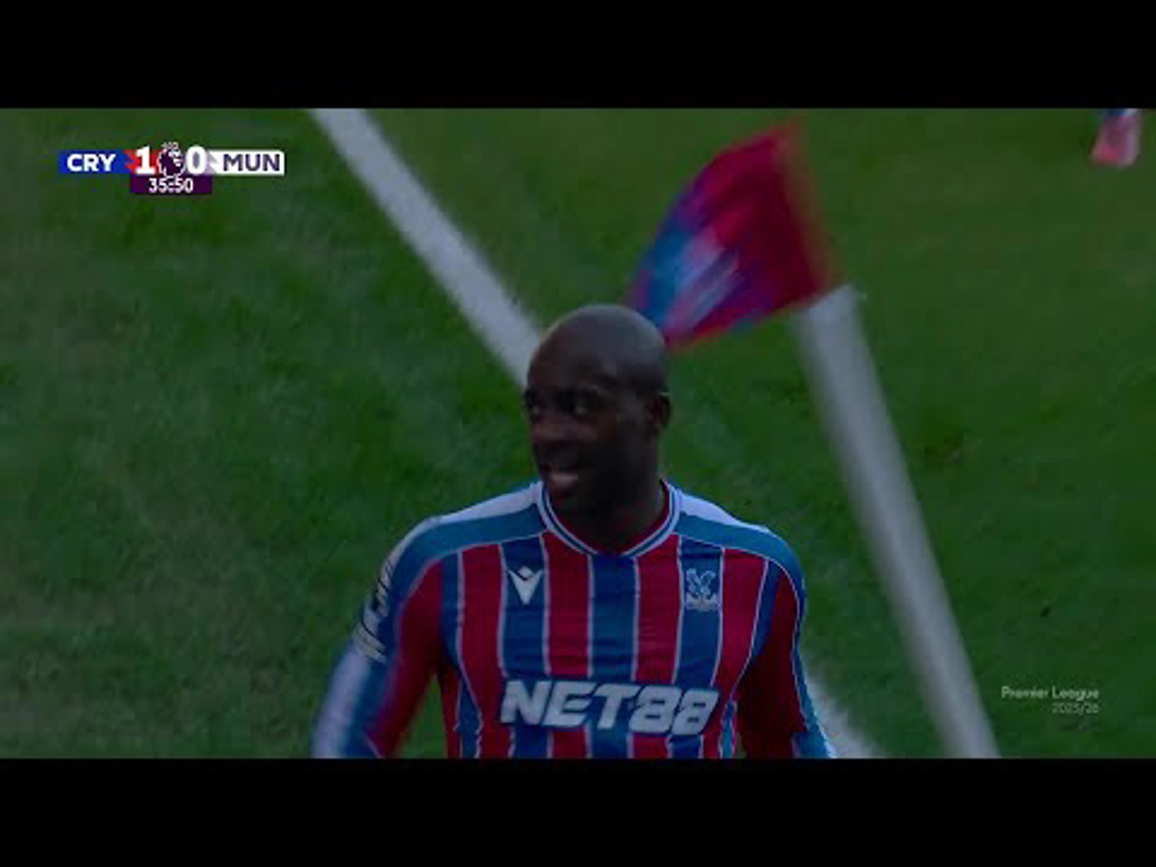 Mateta  penalty retake after double touch  v Manchester United