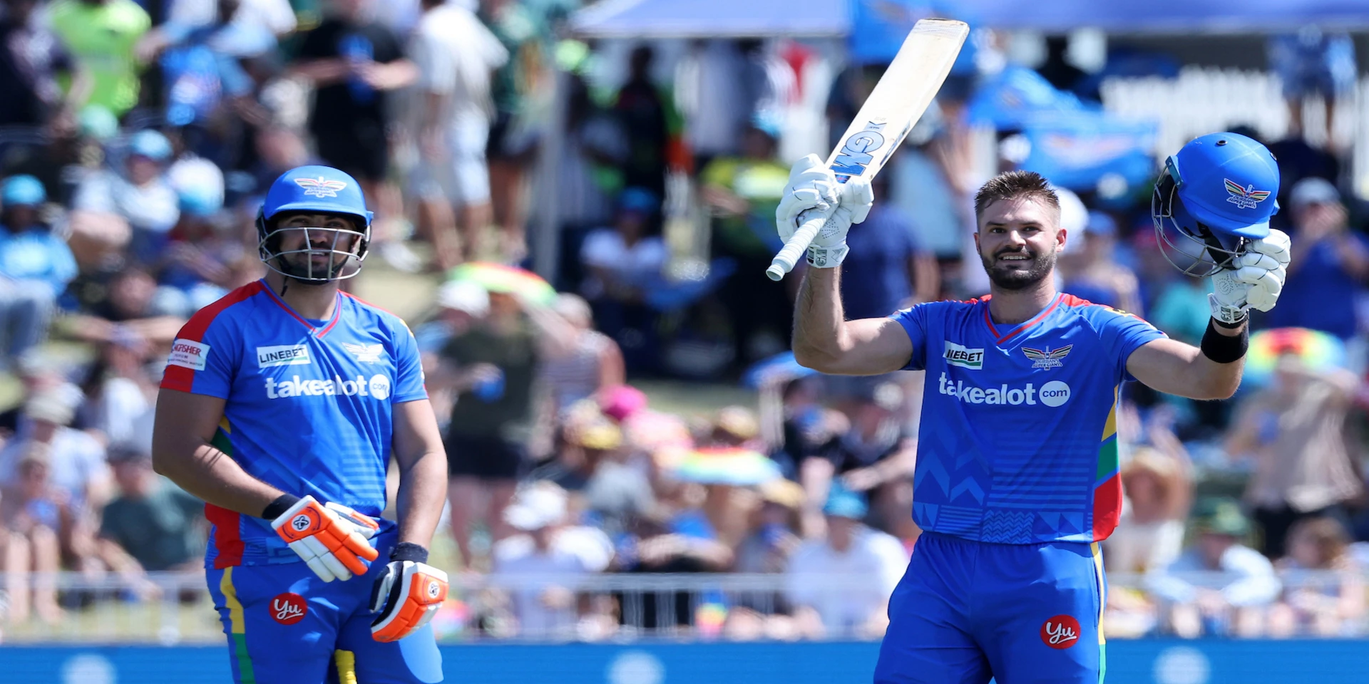 HOME JOY: Markram ton, DSG spinners key to bonus-point win