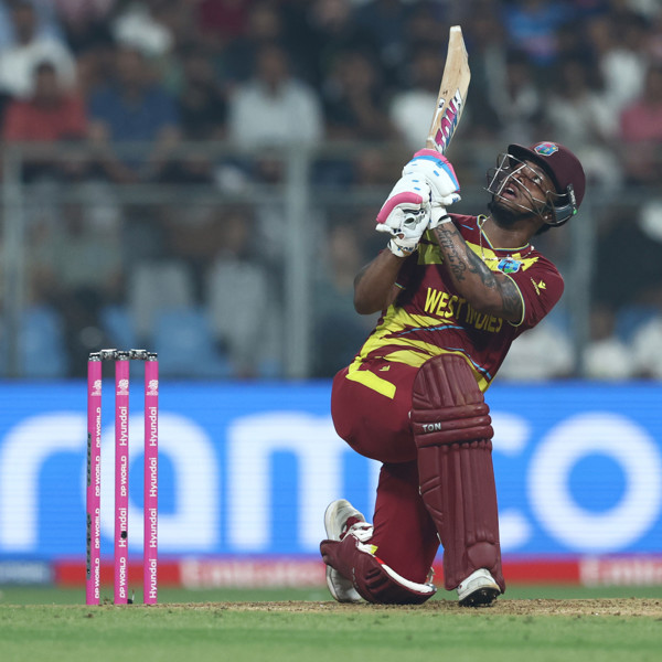 HETMYER HEROICS: Windies go big to blow away Zim