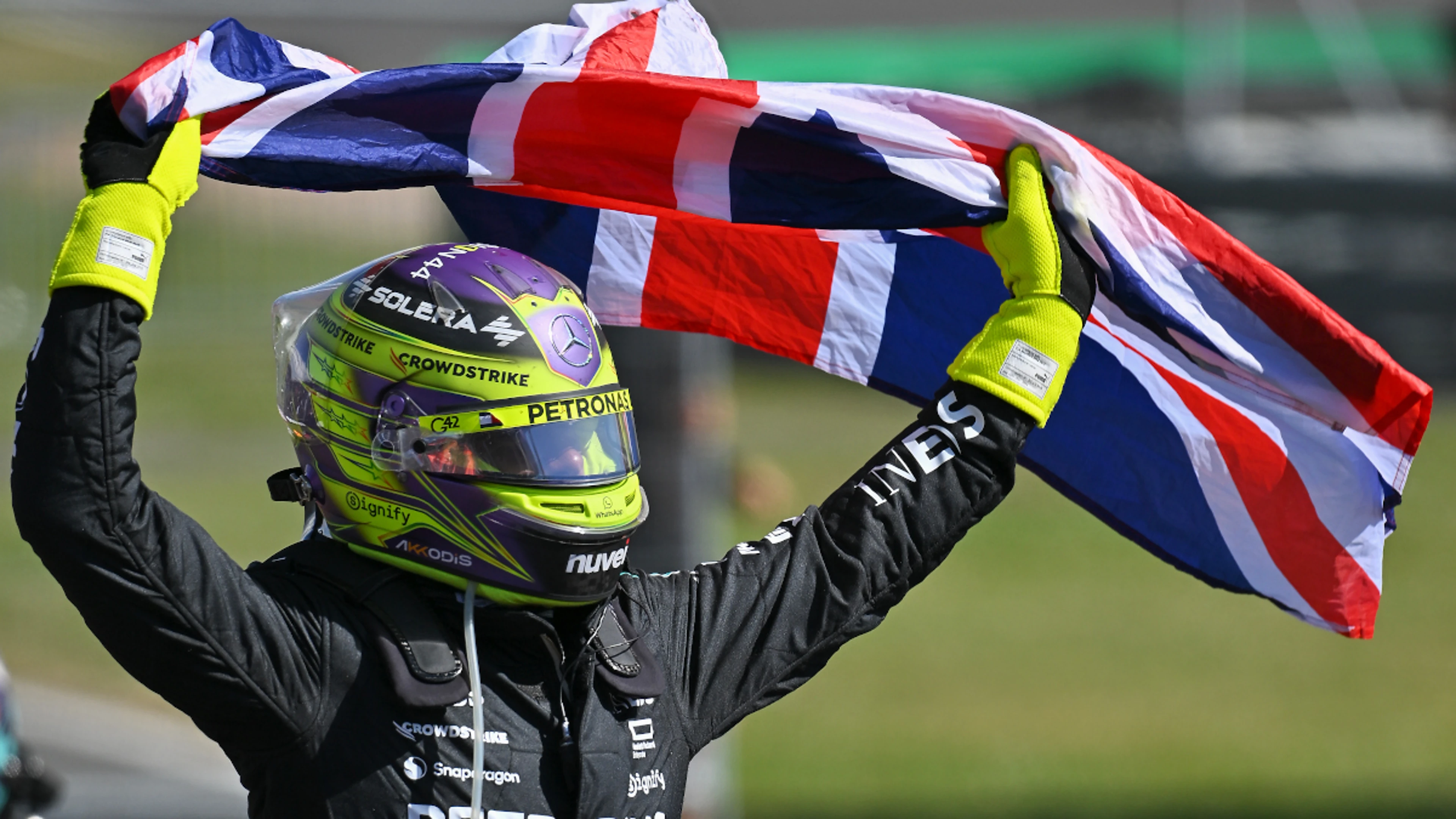 Tears are another first for triumphant Hamilton