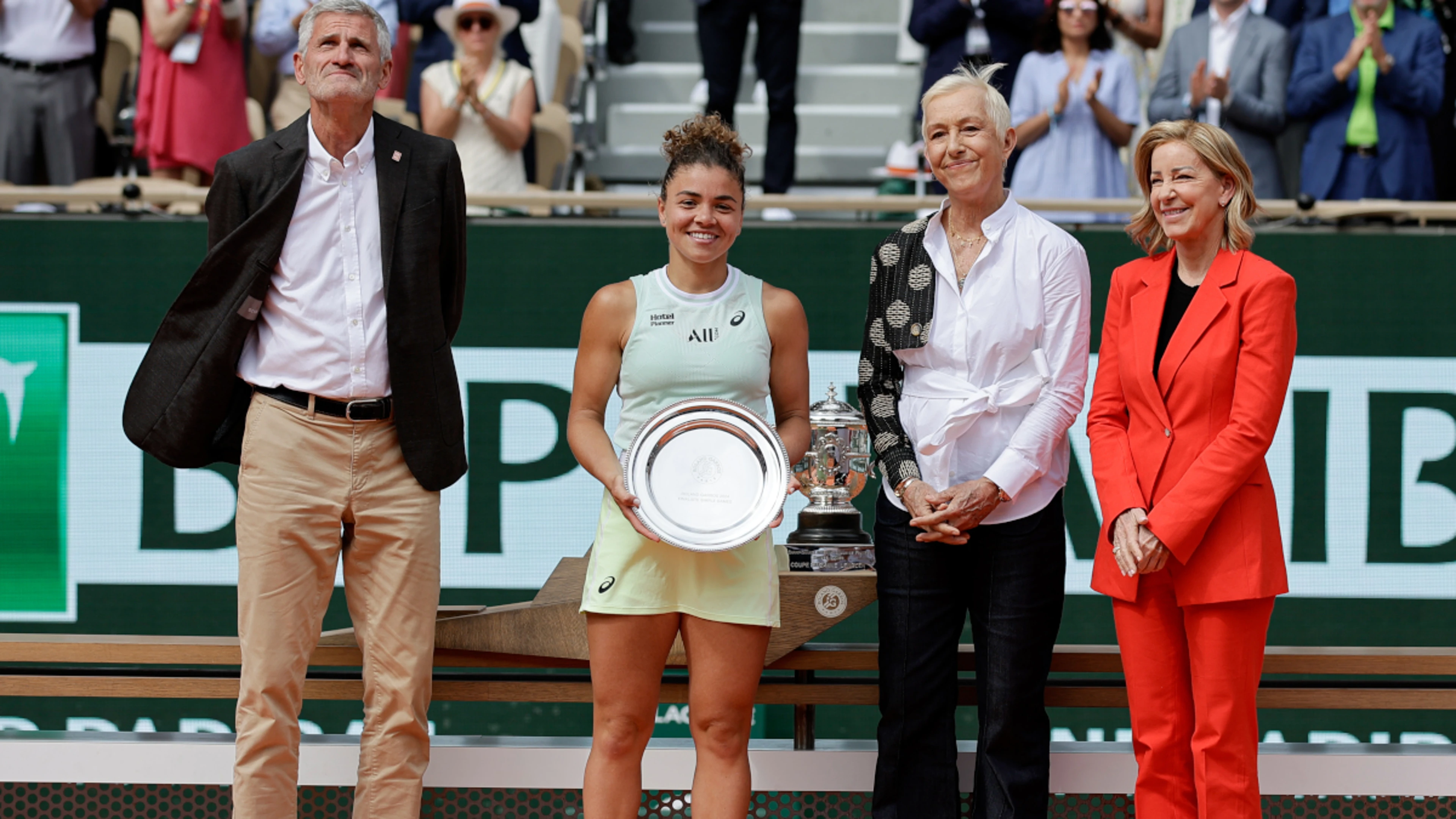 Paolini happy despite brutal French Open defeat