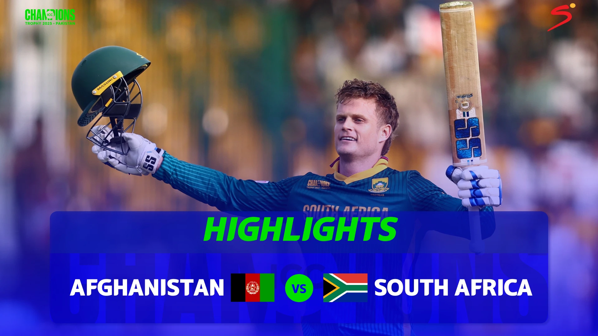 Afghanistan v South Africa | Match Highlights | ICC Champions Trophy