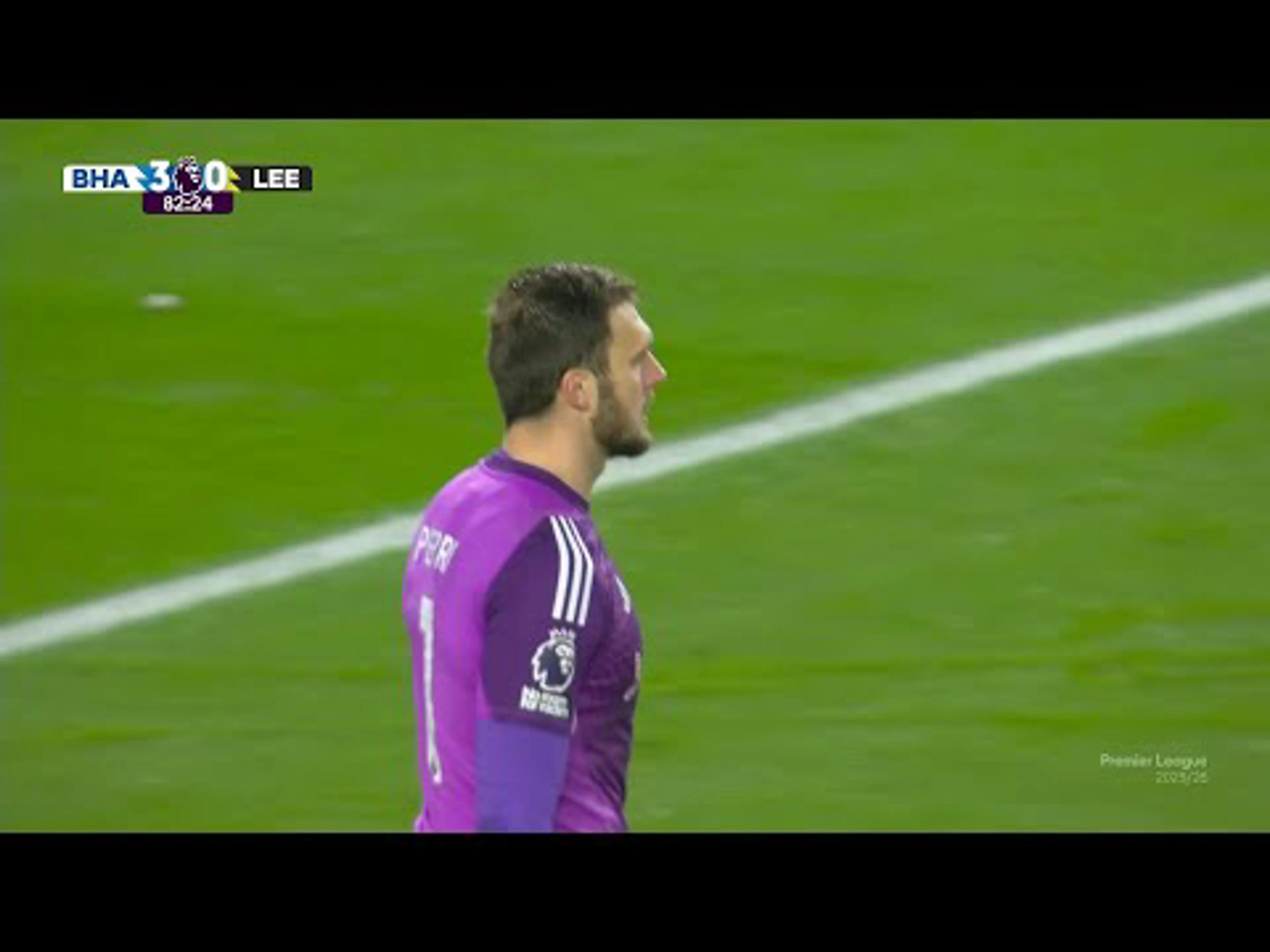 Lucas Estella Perri | 83ʳᵈ Minute Spectacular Gk Save v Brighton