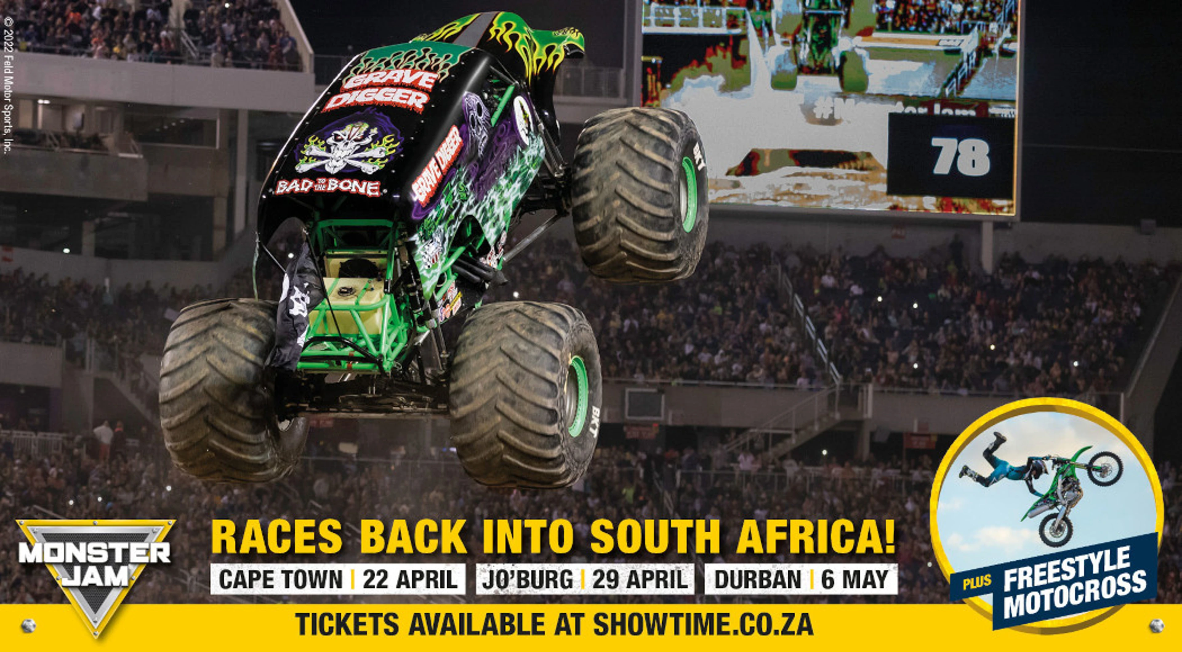 Monster Jam Races back to SA in 2023