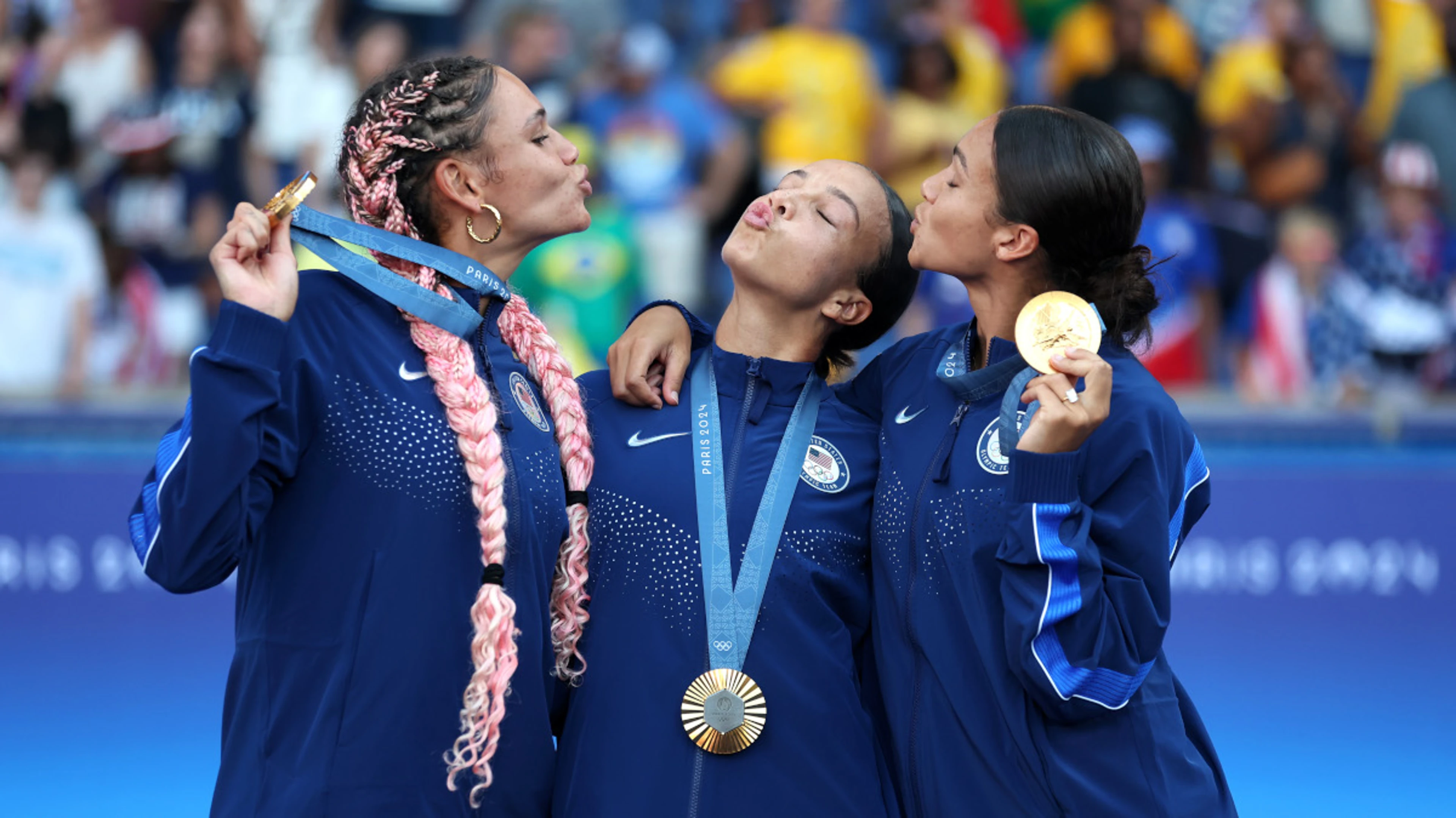 Swanson strike hands USA Olympic women's football gold against Brazil