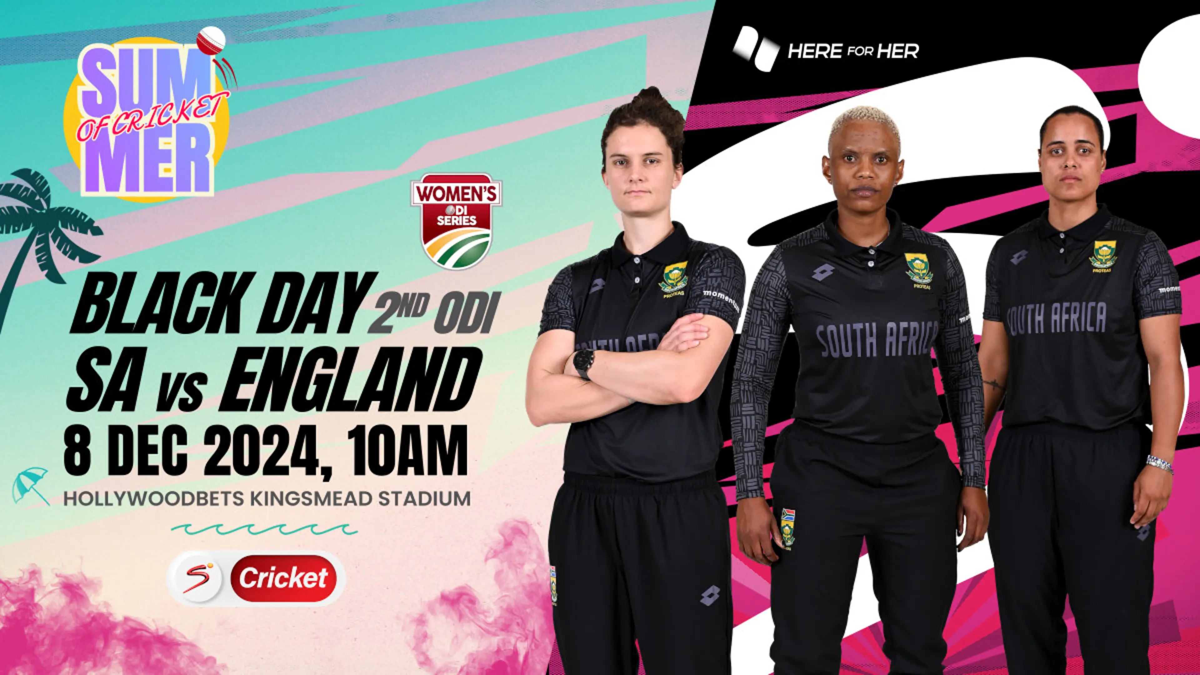 BLACK DAY: Proteas women look to shine against England