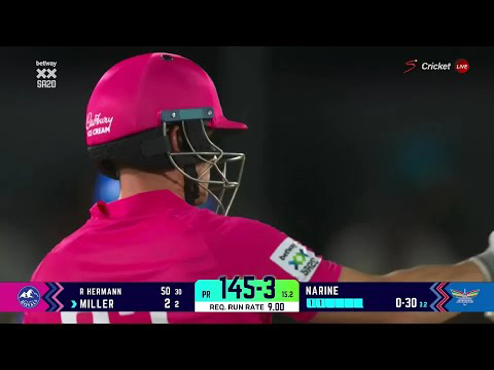 Rubin Hermann 65 | Paarl Royals v Durban's Super Giants | Betway SA20