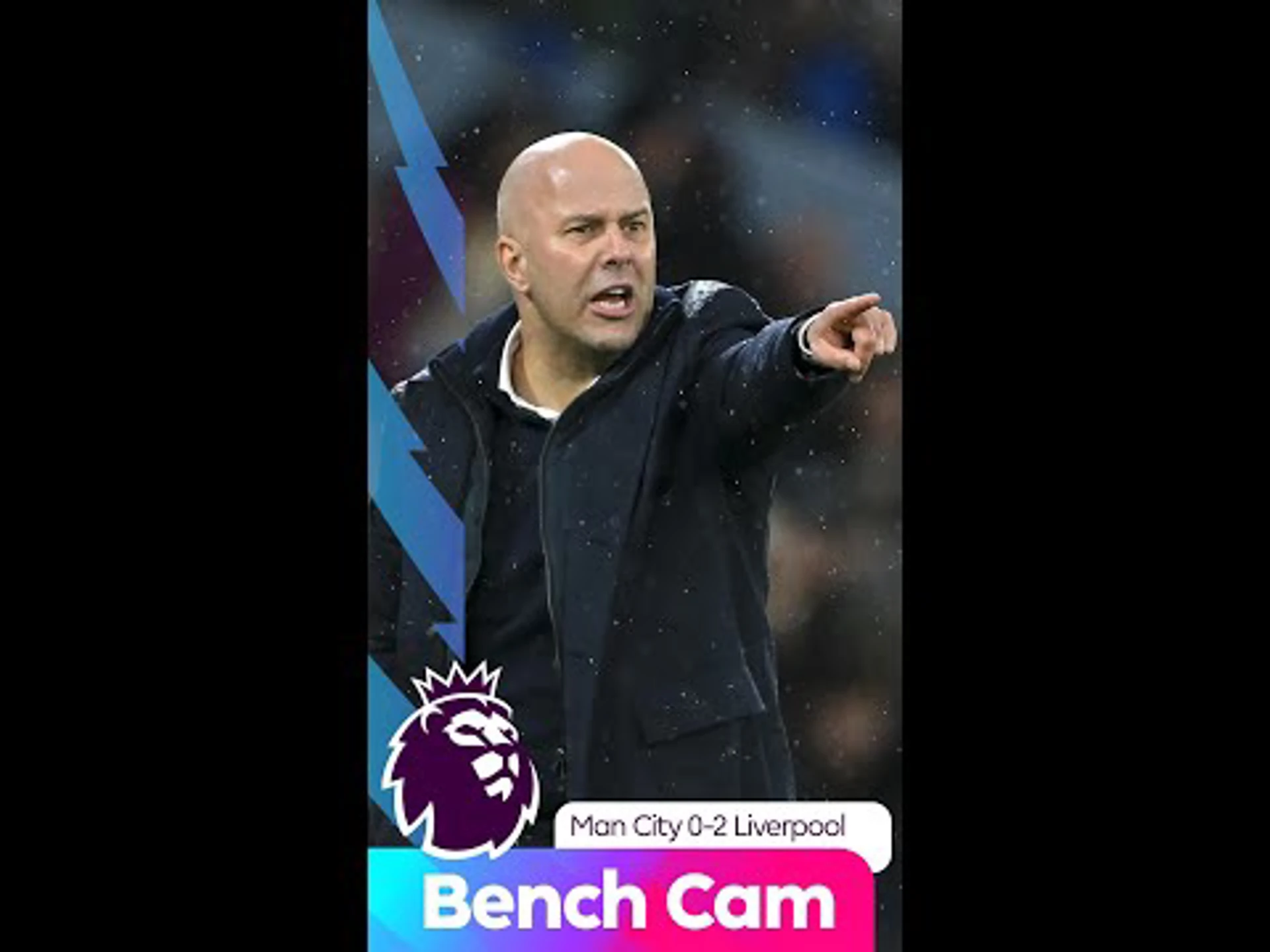 Bench Cam | Arne Slot reacts to a huge win for Liverpool over City!