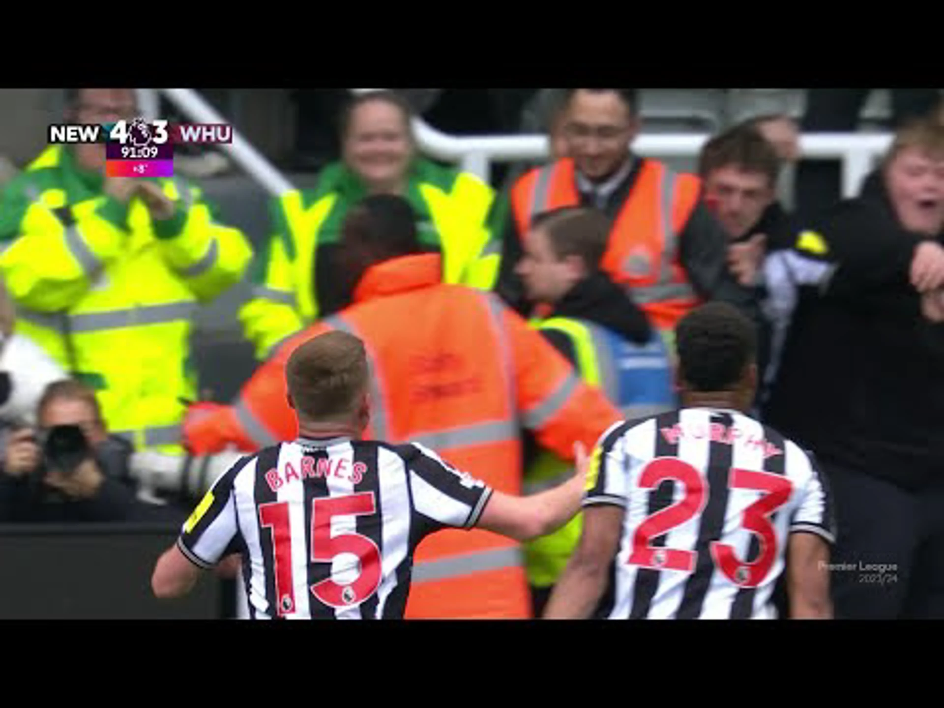 Harvey Barnes | 90ᵗʰ Minute Goal v West Ham