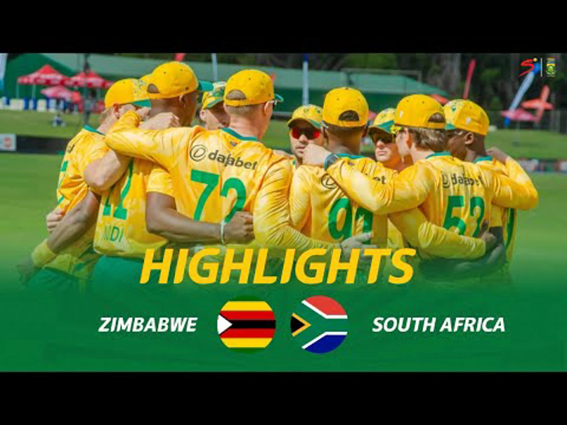 Zimbabwe v South Africa | Short Highlights | 1st T20 Tri-Series