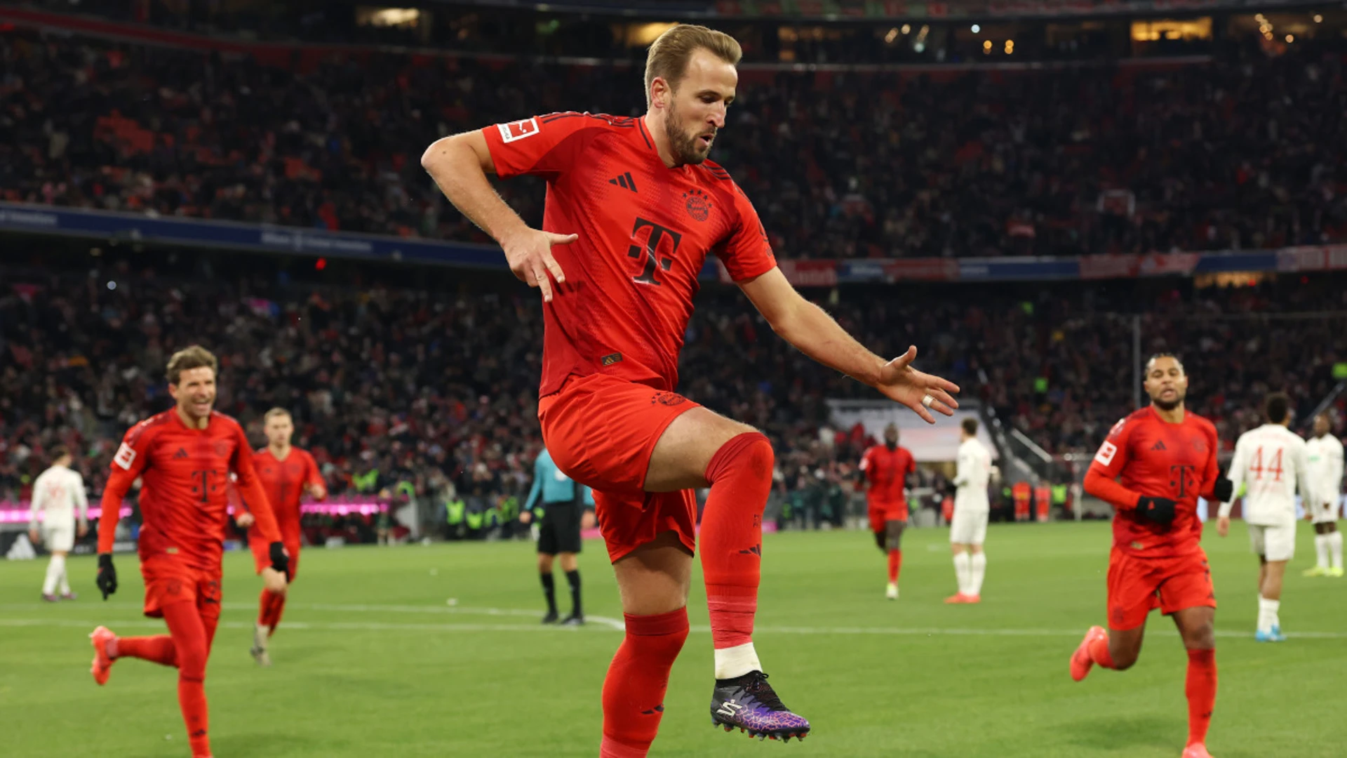 Kane hat-trick sends Bayern eight points clear