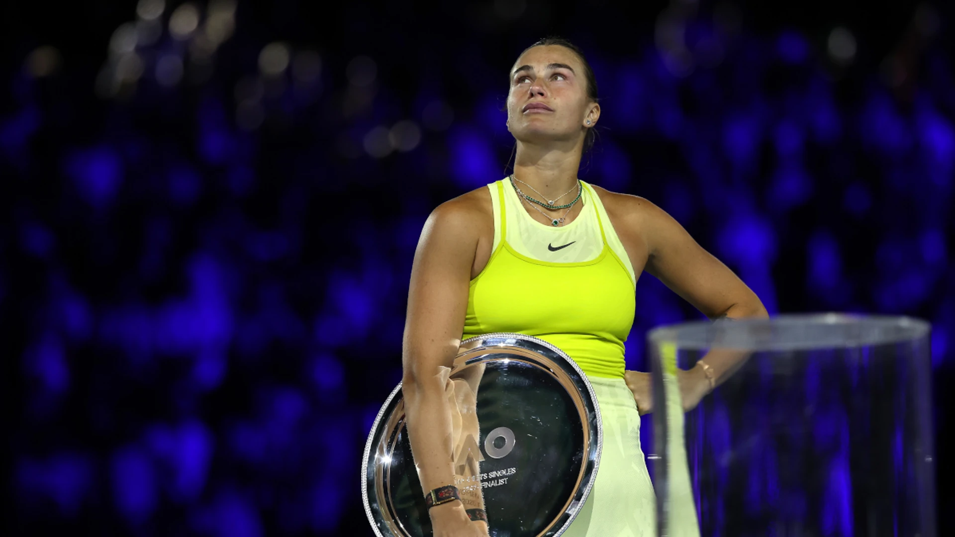 Sabalenka says 'trophy or nothing' after losing Melbourne final