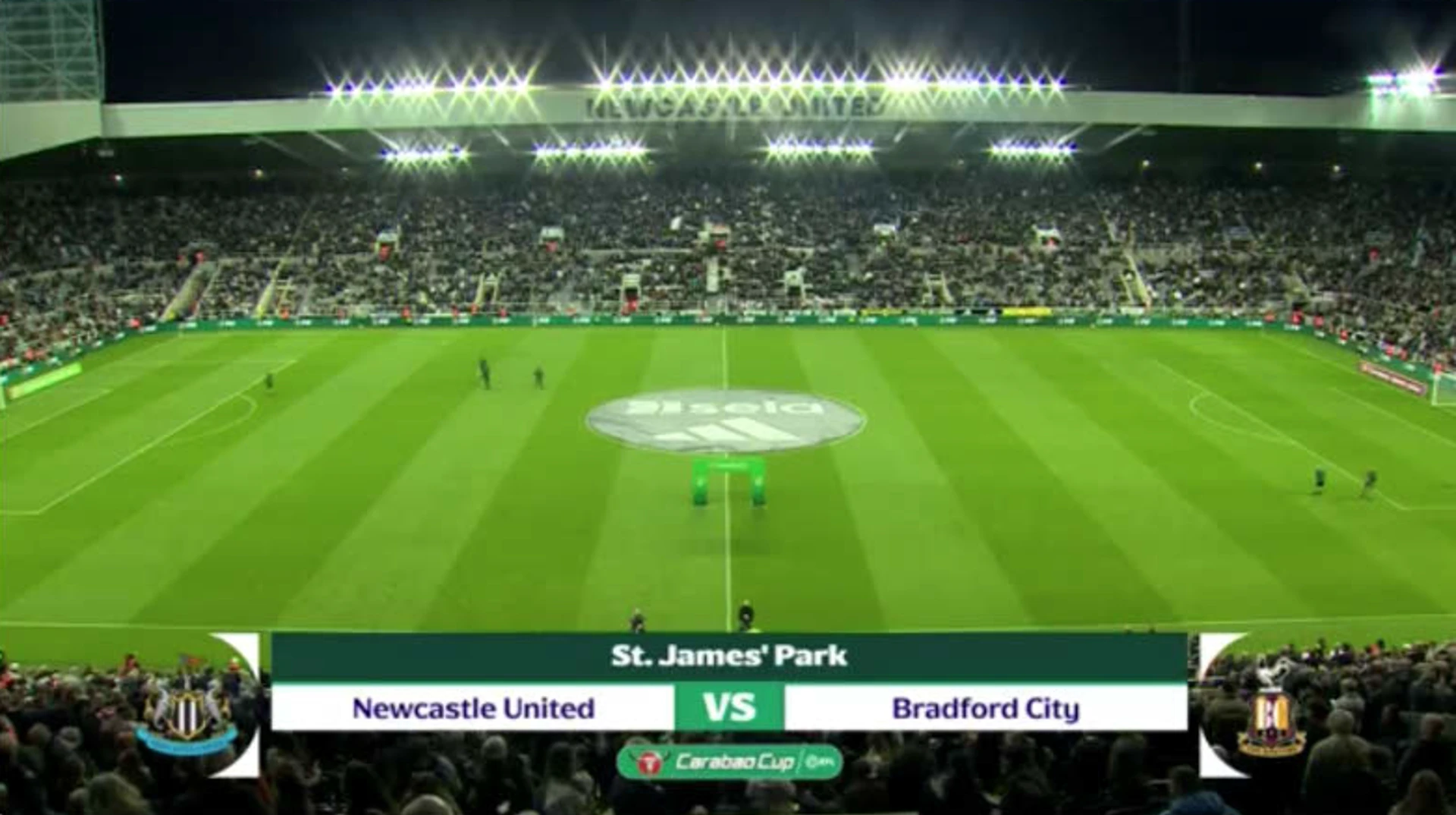 Newcastle v Bradford | Match Highlights | Carabao Cup