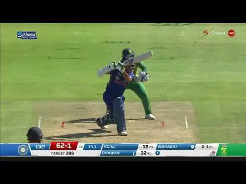 South Africa v India | 3rd ODI | Shikhar Dhawan 61