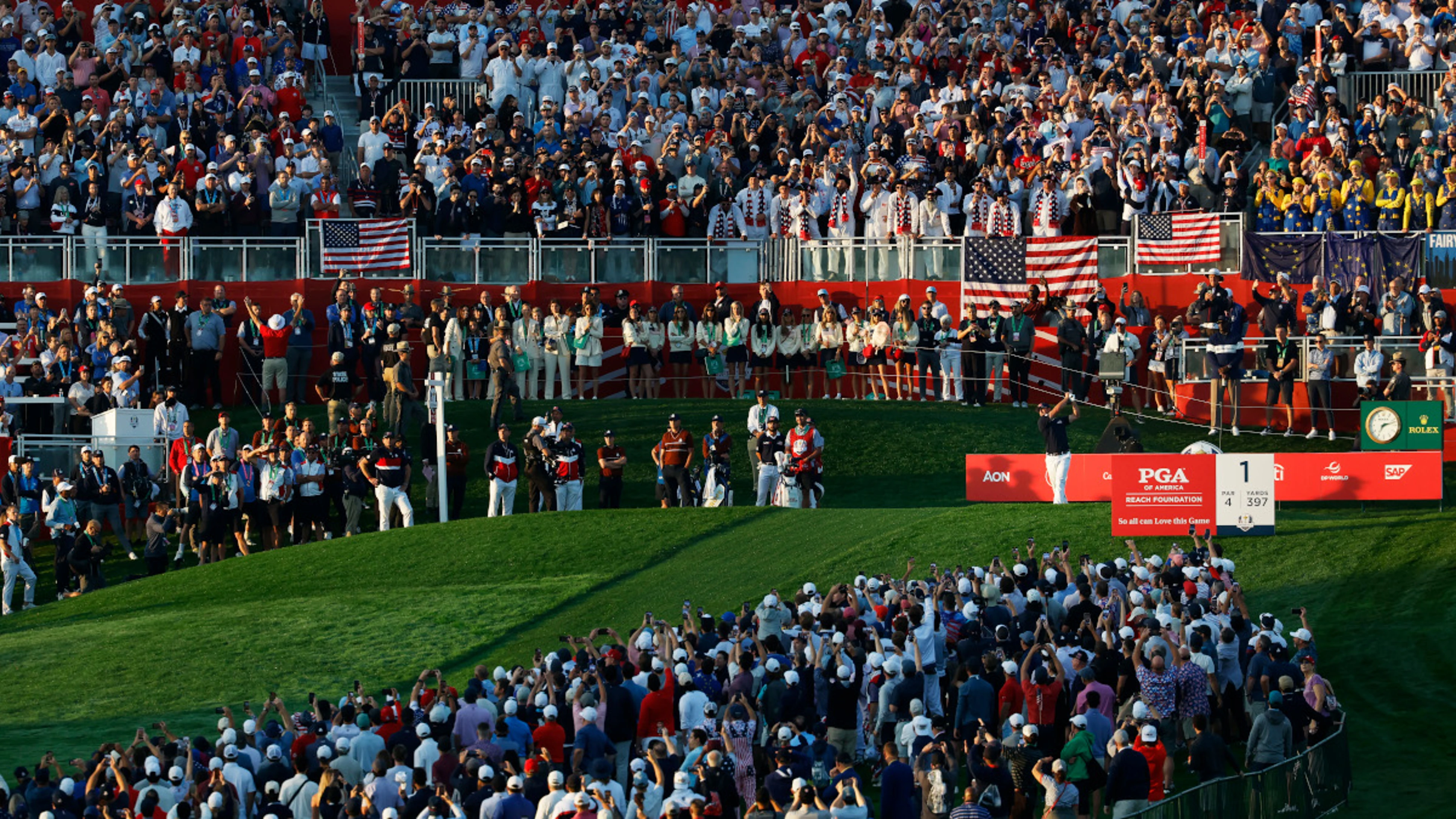 US eye fightback as Ryder Cup second day gets underway