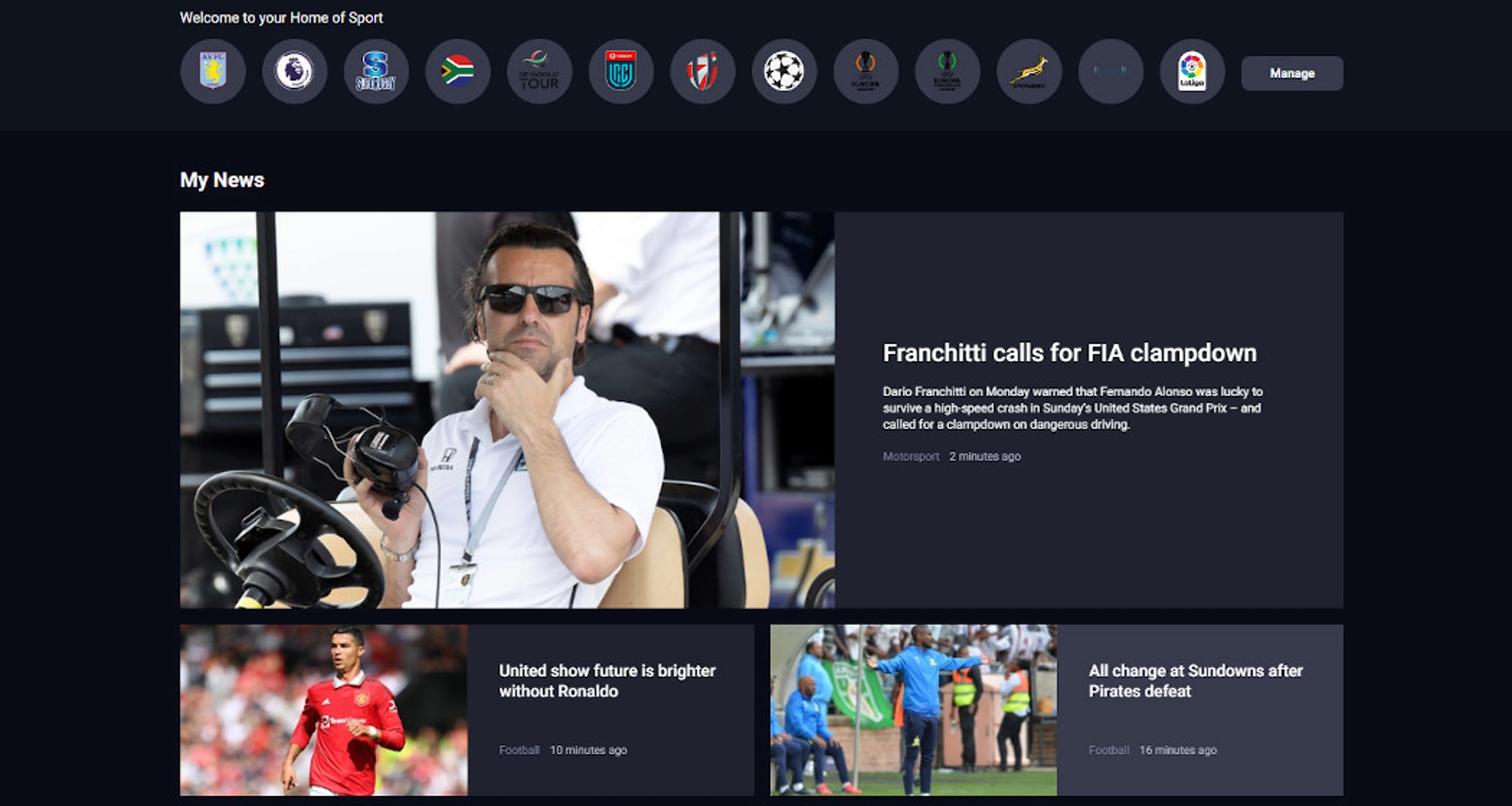 Welcome to the brand new SuperSport.com