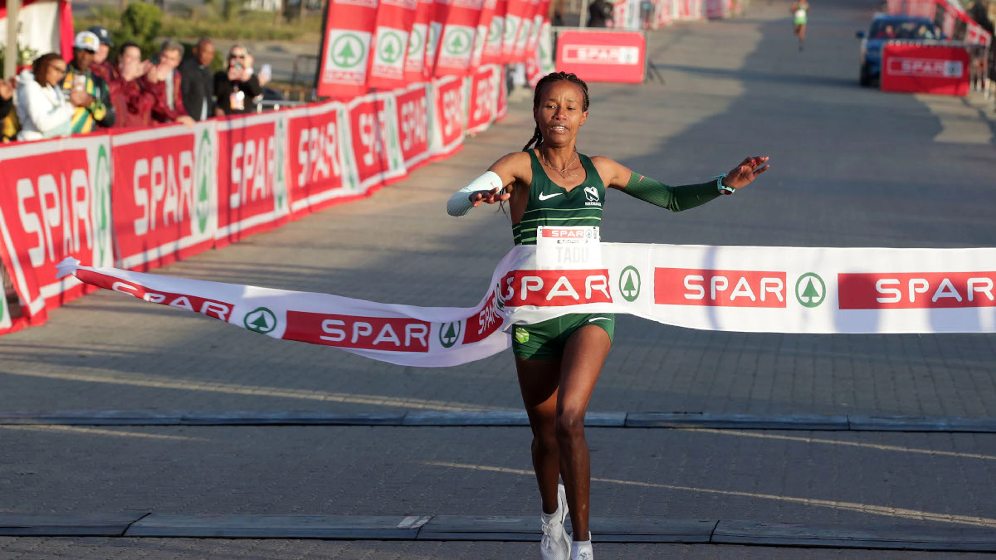 Nare charges to third straight Spar Grand Prix victory