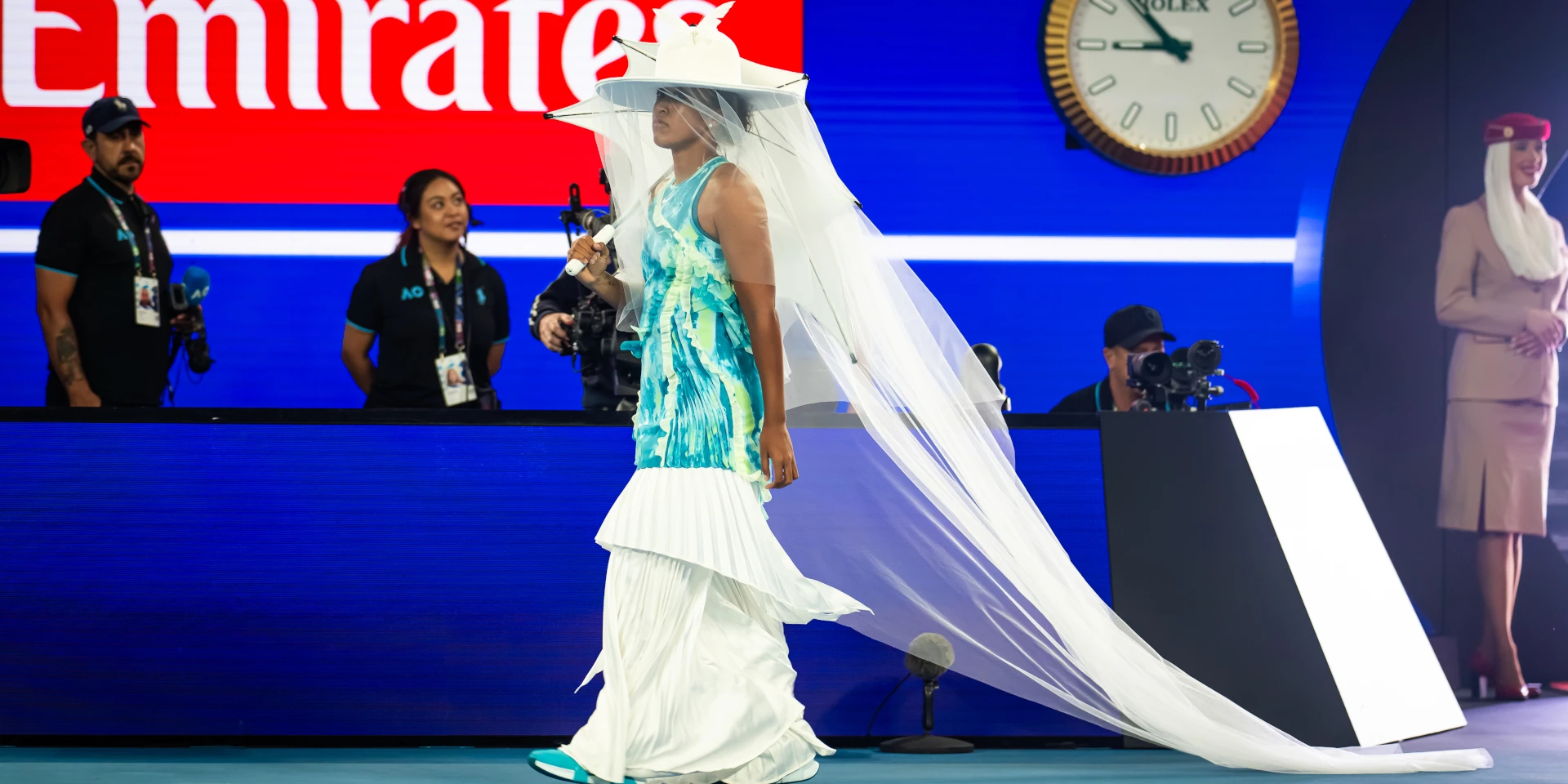 Osaka says 'I'm a little strange' after Melbourne fashion statement