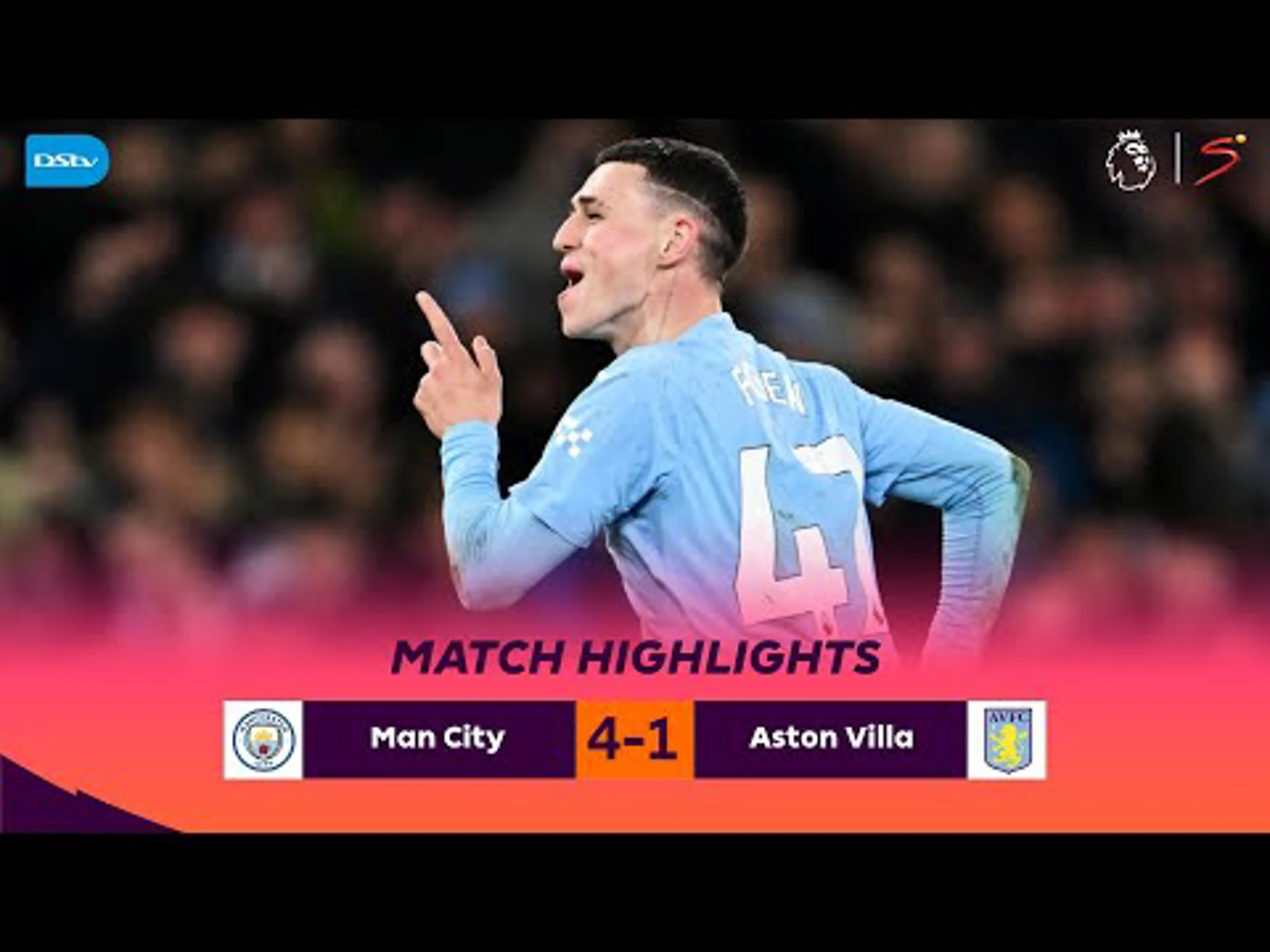 Manchester City v Aston Villa | Match in 3 Minutes | Premier League