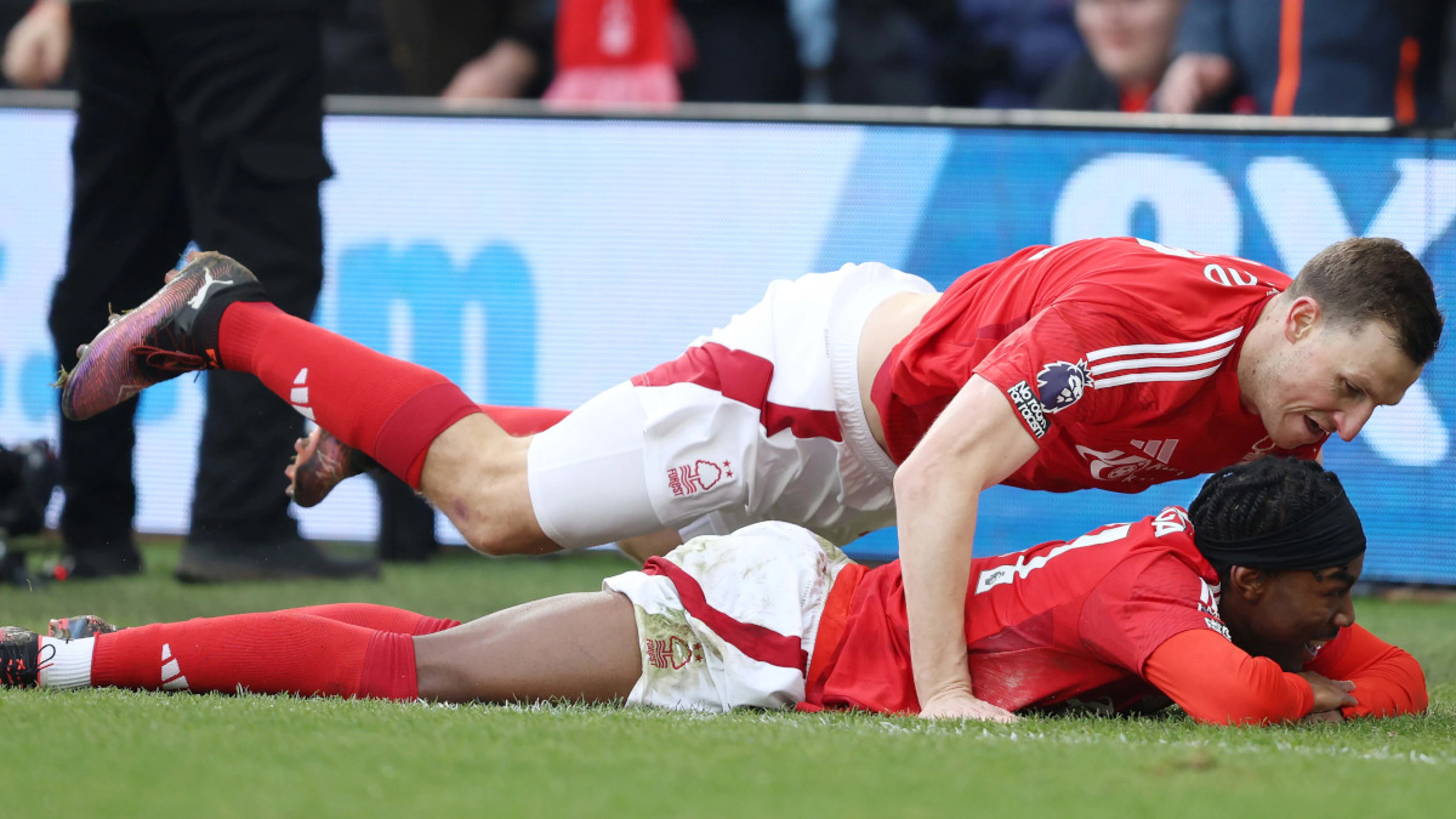 Wood hits hat-trick as flying Forest thrash Brighton