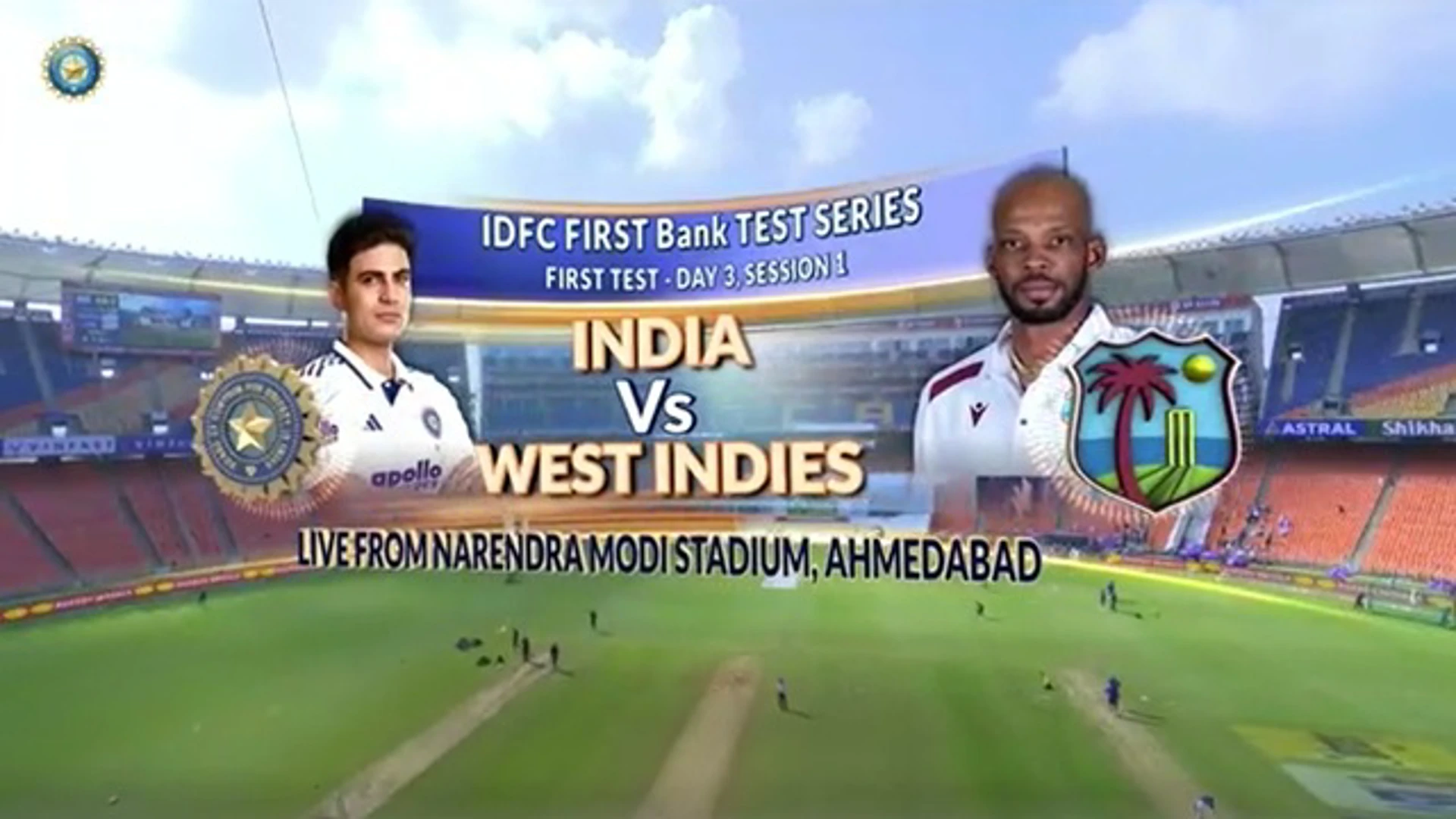 India v West Indies | Match Highlights | 1st Test Day 3