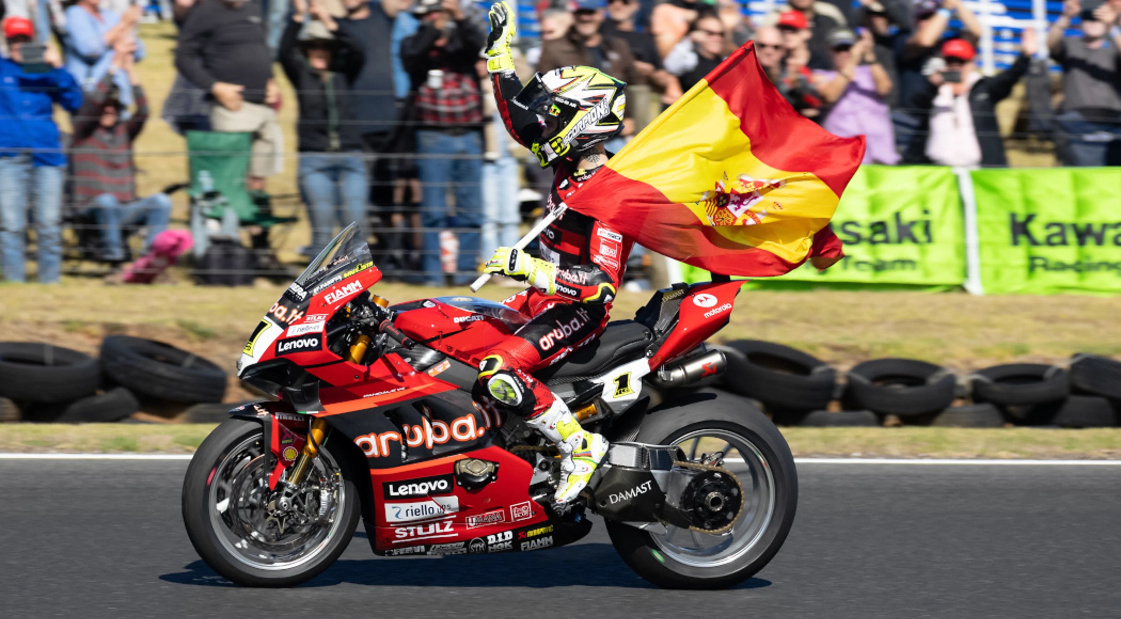 Indomitable Bautista wins sixth WSBK race in a row