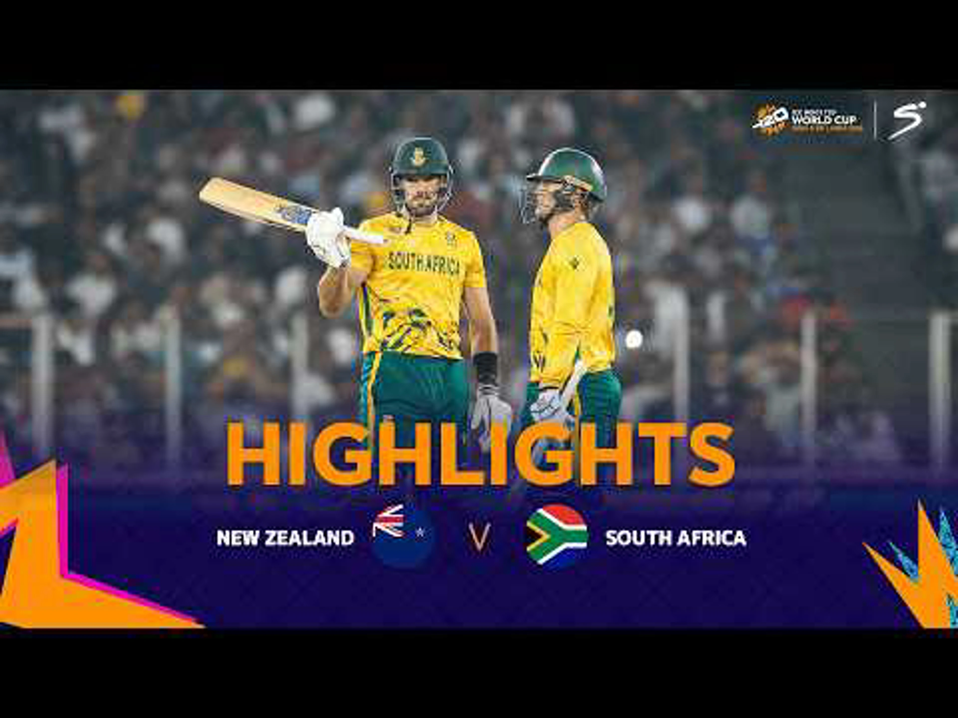 New Zealand v South Africa | Match Highlights | ICC T20 World Cup Group D