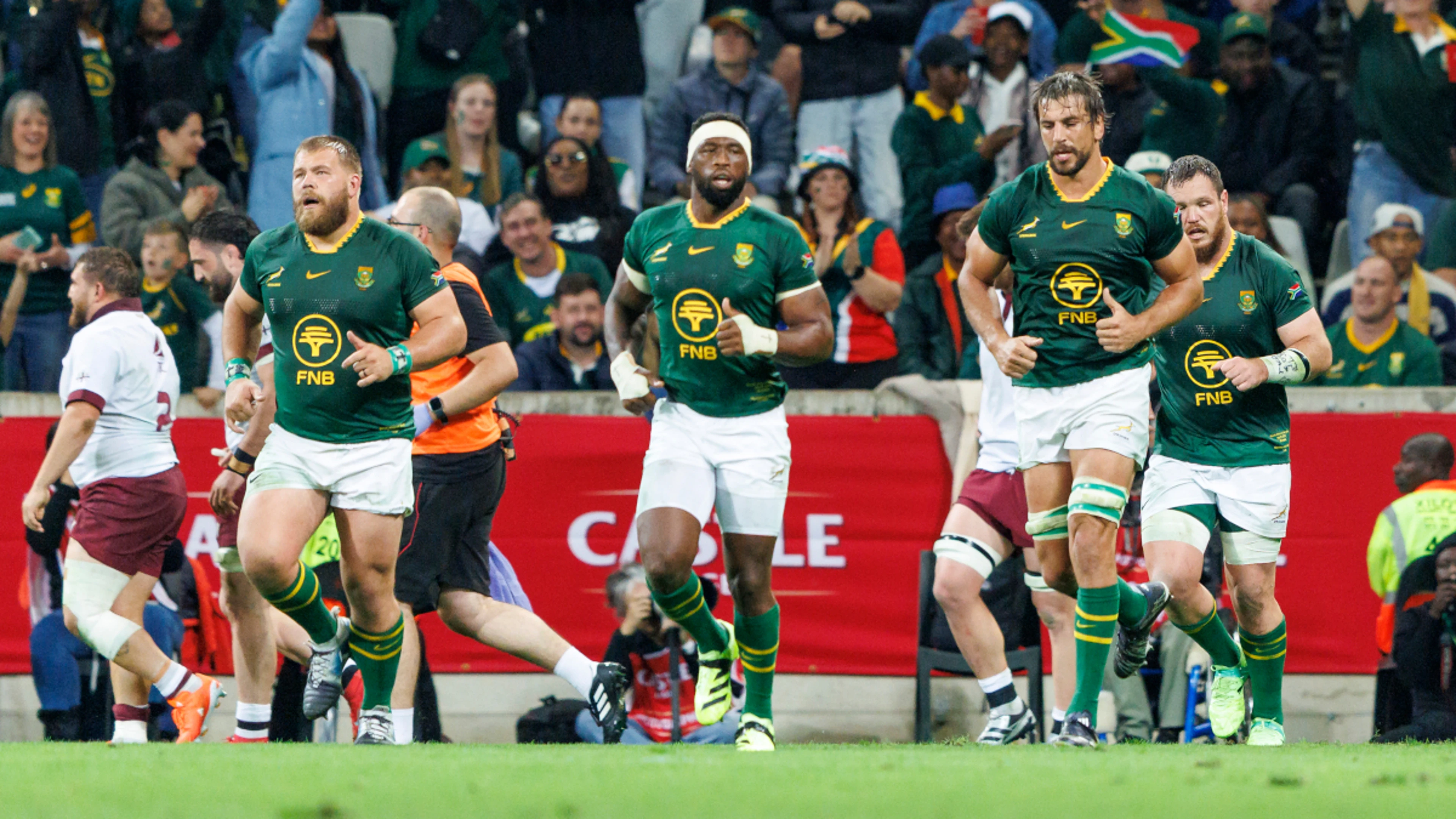 VAN DER MERWE DELIGHT: Nine-try Boks romp home in Mbombela