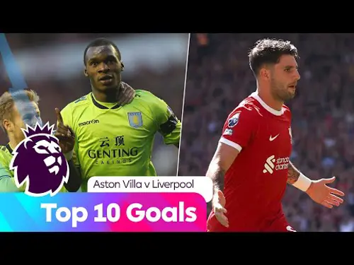 Top 10 Goals between Aston Villa v Liverpool | Premier League