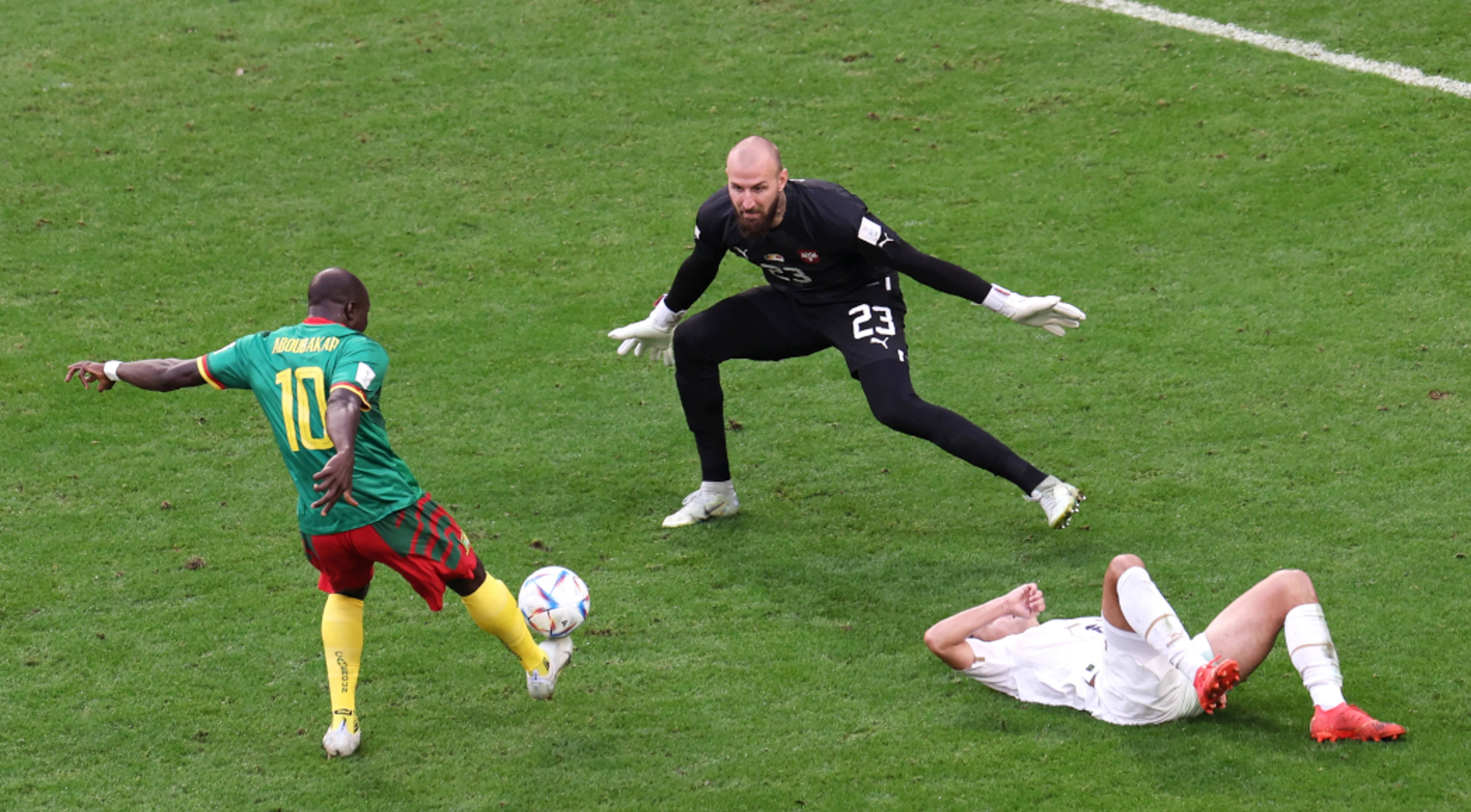 Aboubakar inspires Cameroon rally comeback against Serbia