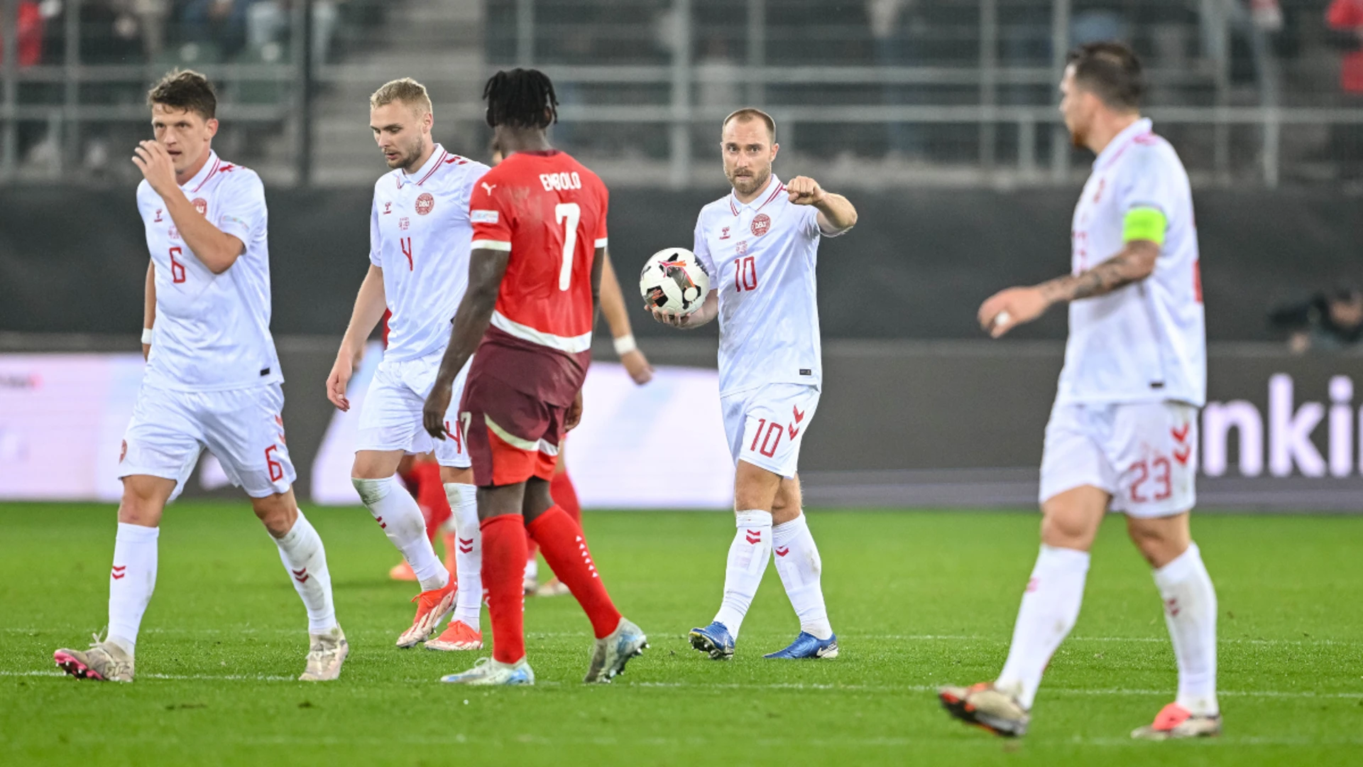 Denmark's Eriksen strikes again in comeback draw away to Switzerland