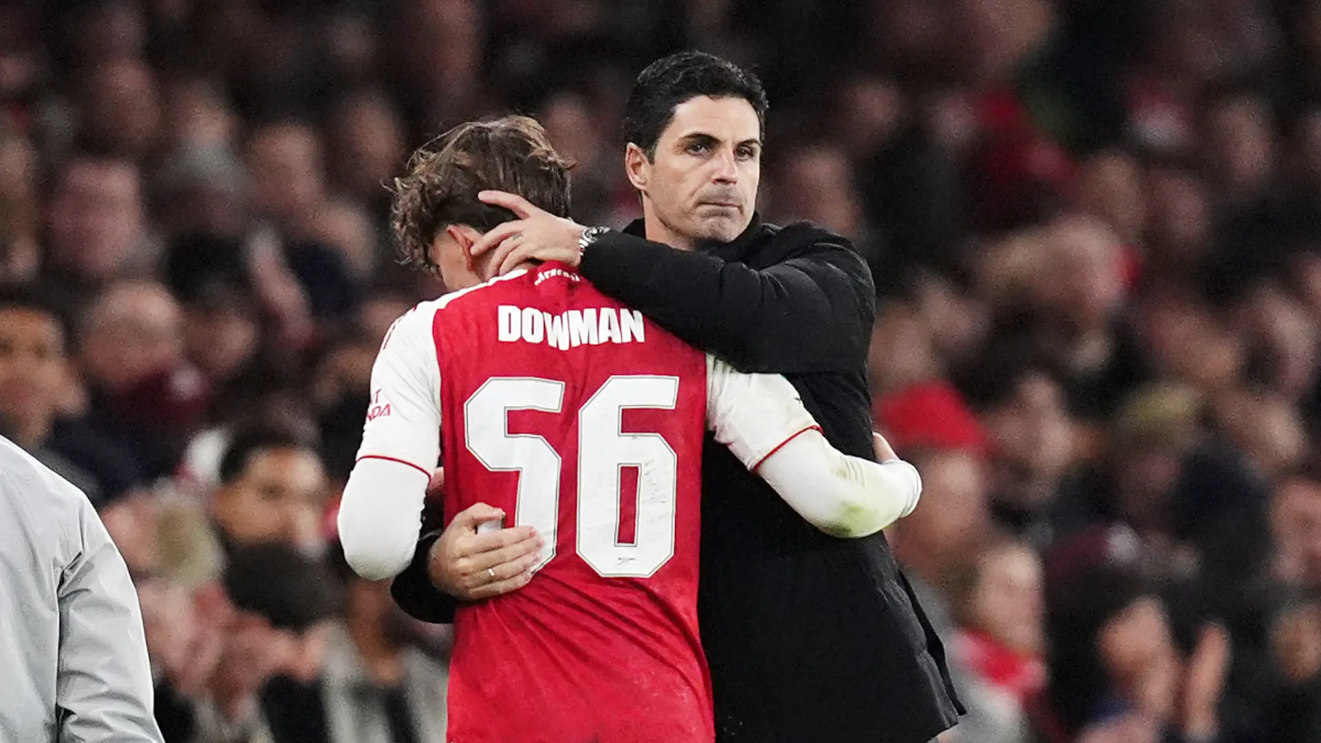 Arteta hails 'special' Dowman after 15-year-old makes historic Arsenal start