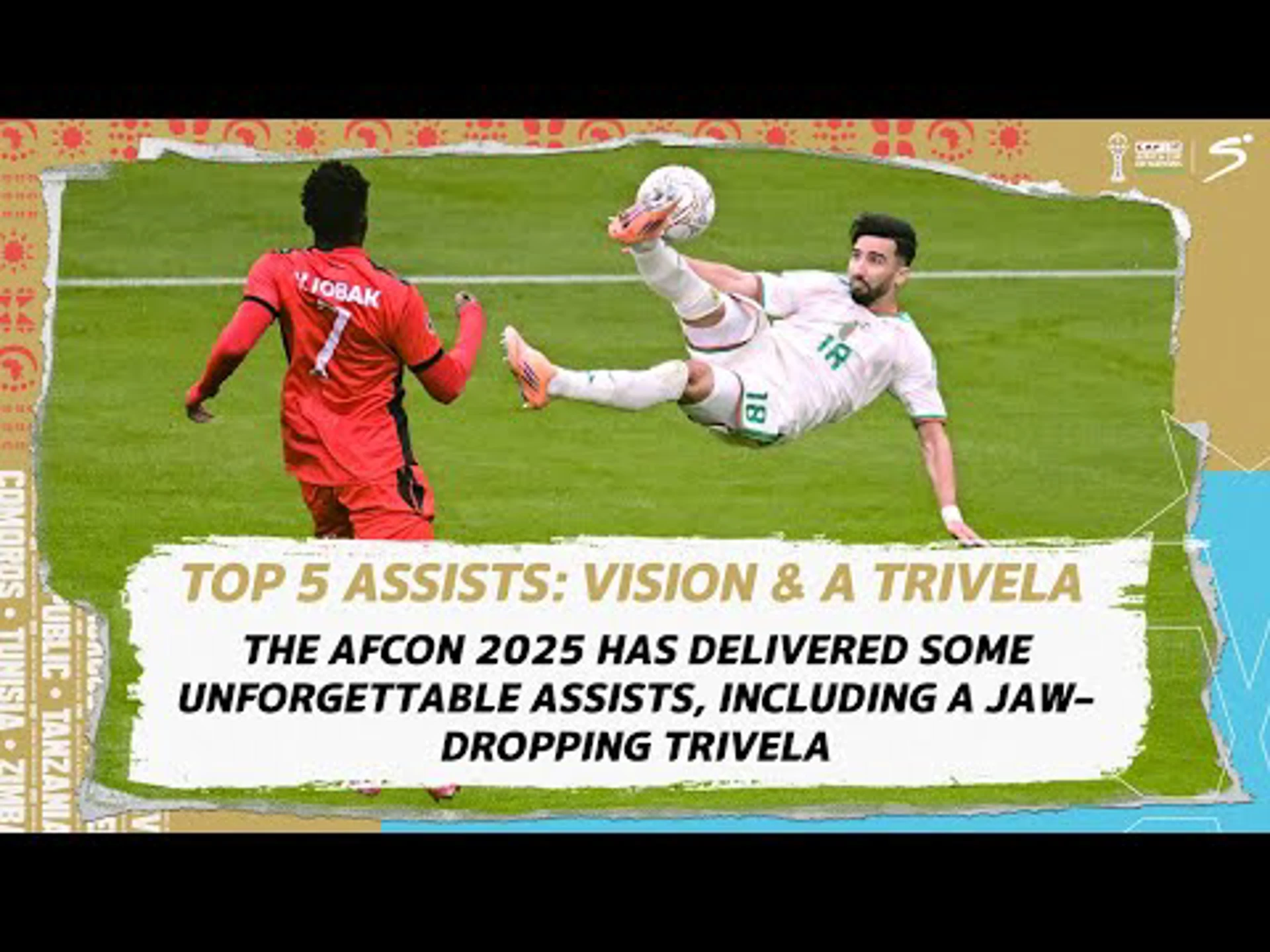 Top 5 Assists | Match Round 1 | AFCON 2025