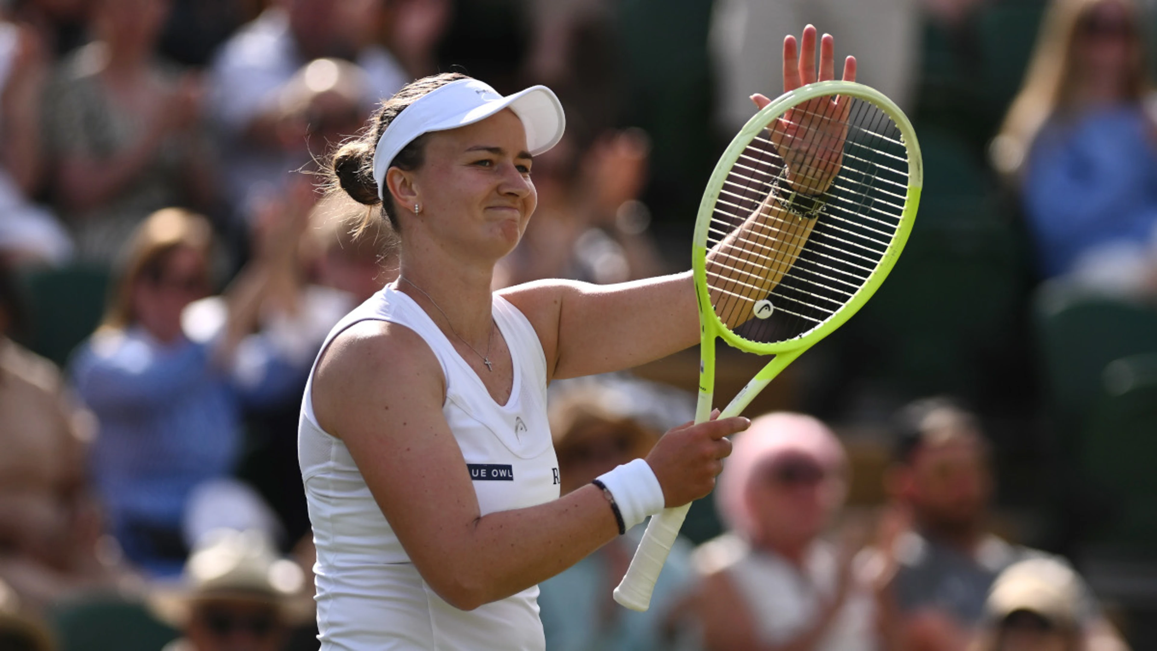 Tearful defending champion Krejcikova knocked out of Wimbledon