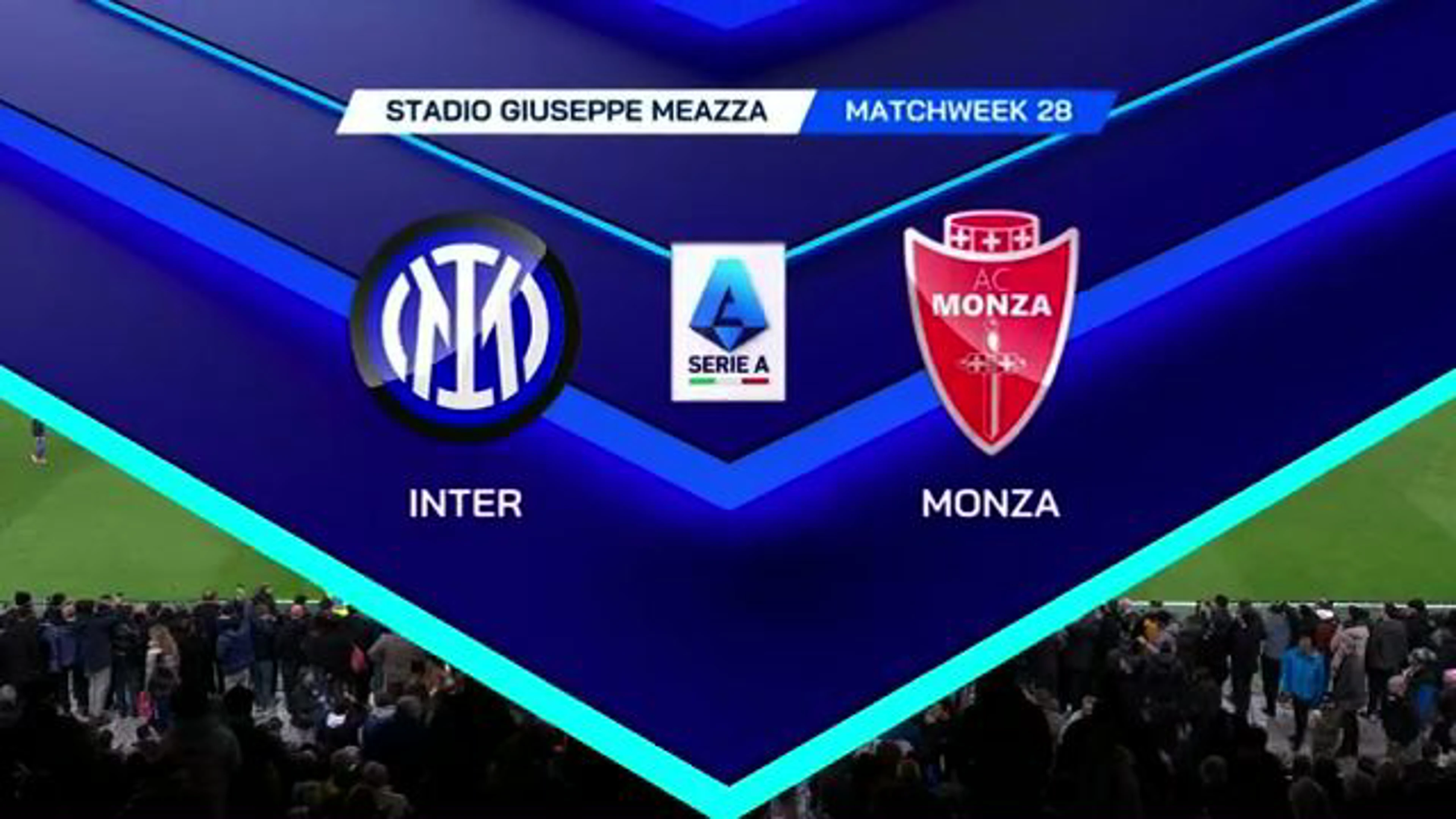Inter Milan v Monza  | Match Highlights | Italian Serie A Matchday 28