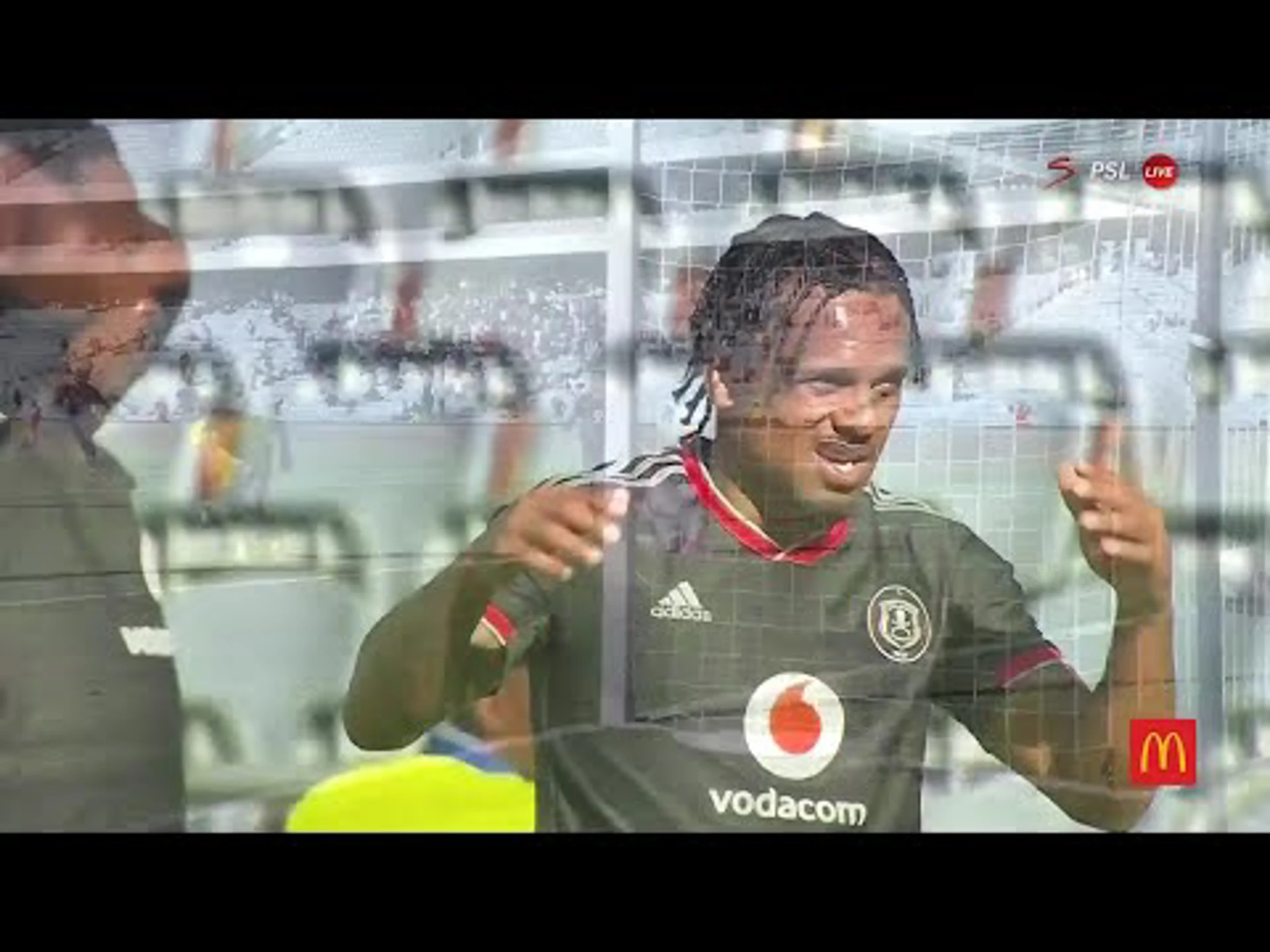 Jabulani Ncobeni with a Spectacular Defensive Act vs. Orlando Pirates