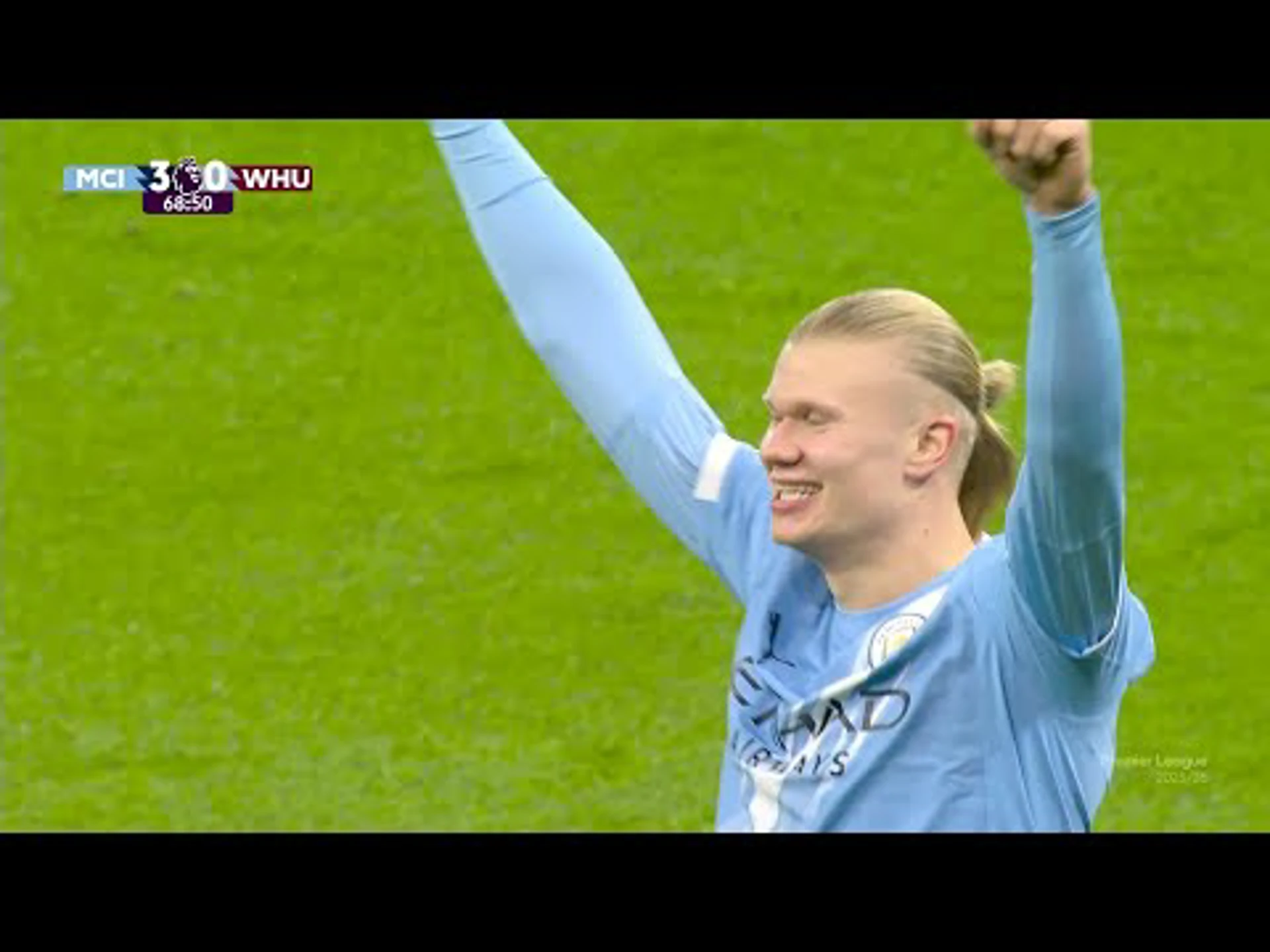 Erling Haaland | 69ᵗʰ Minute Goal v West Ham