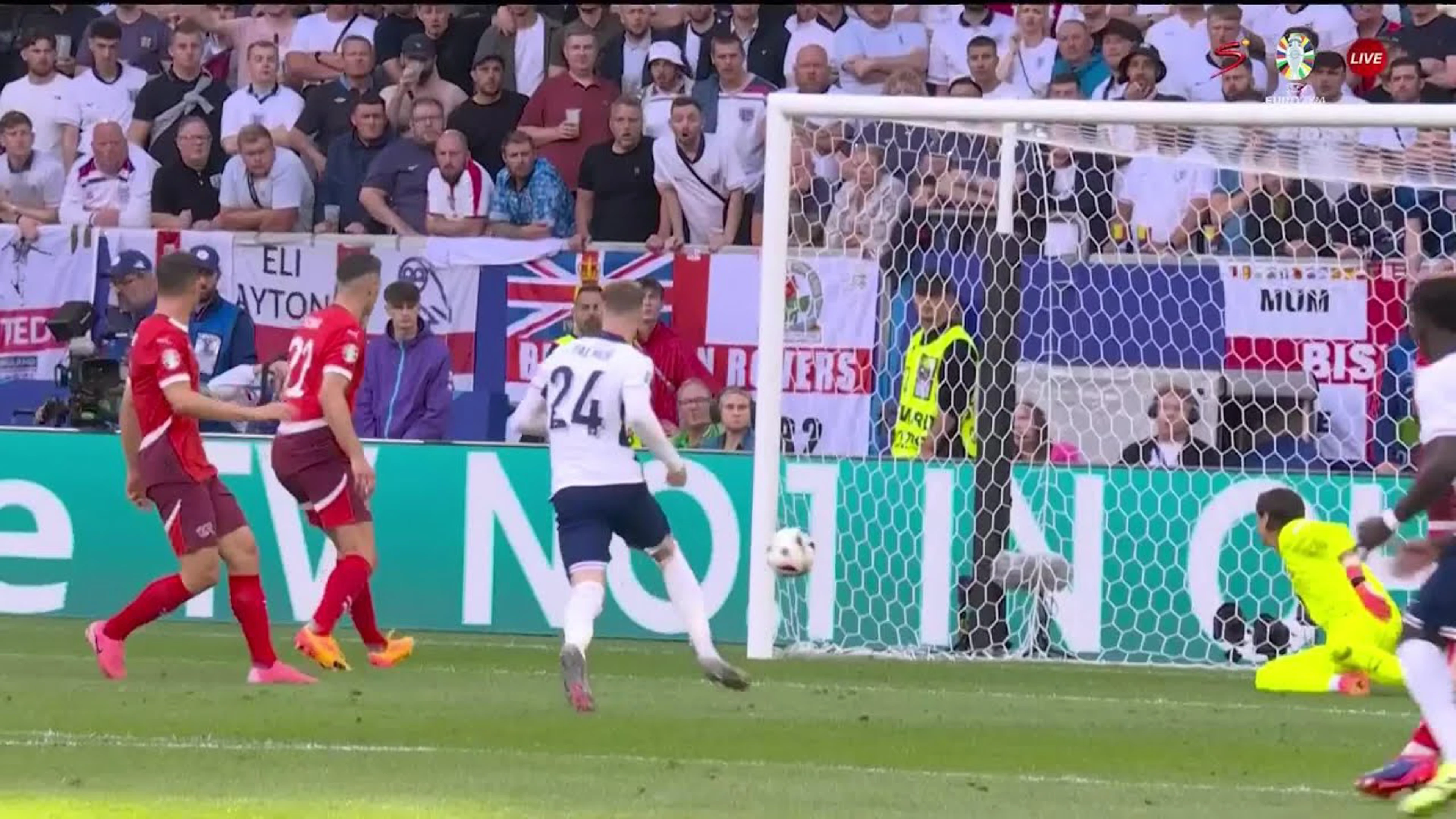 Bukayo Saka | 80ᵗʰ Minute Goal v Switzerland