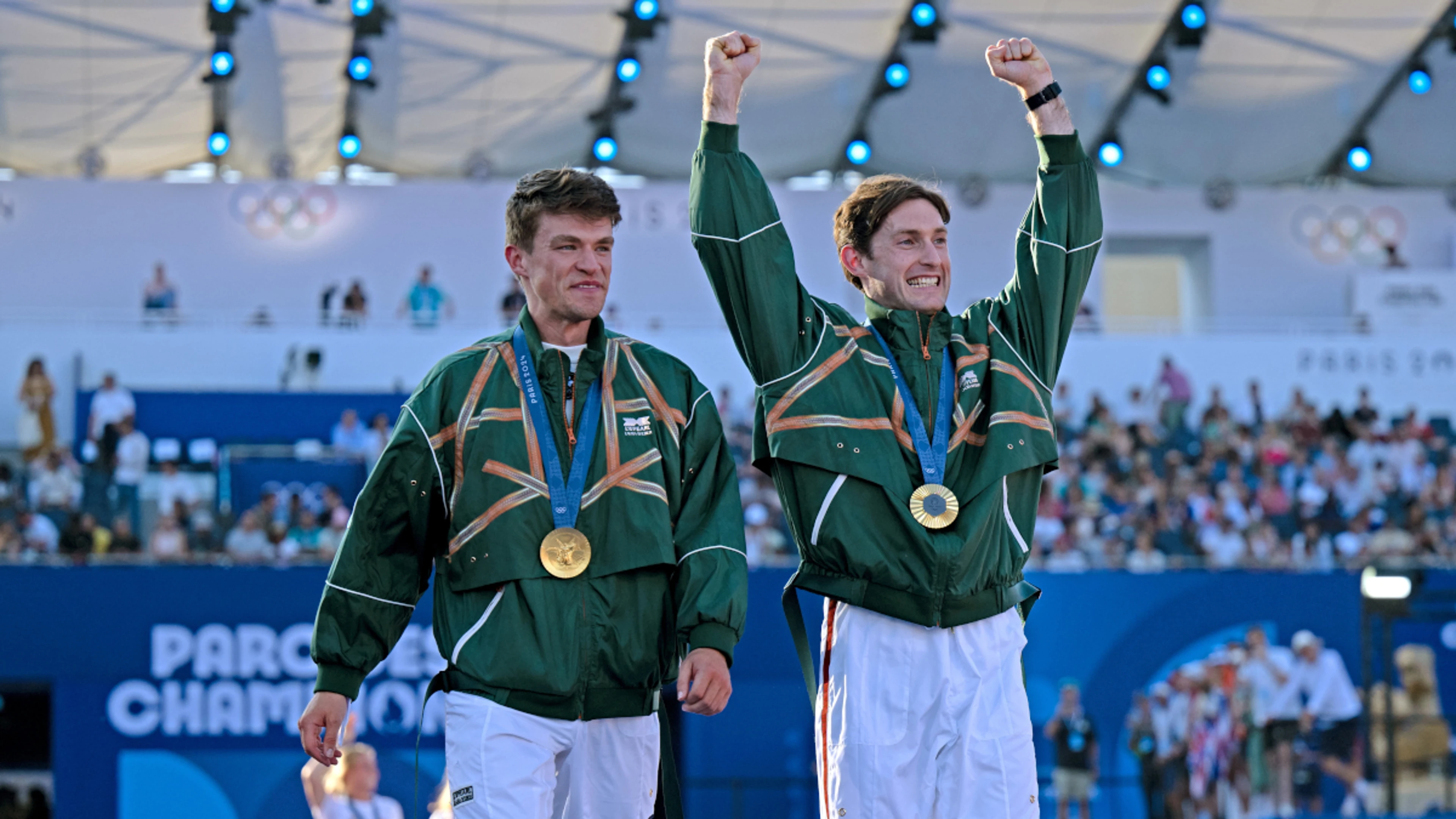 Irish pair's big reward for Paris gold? A ride home from the airport