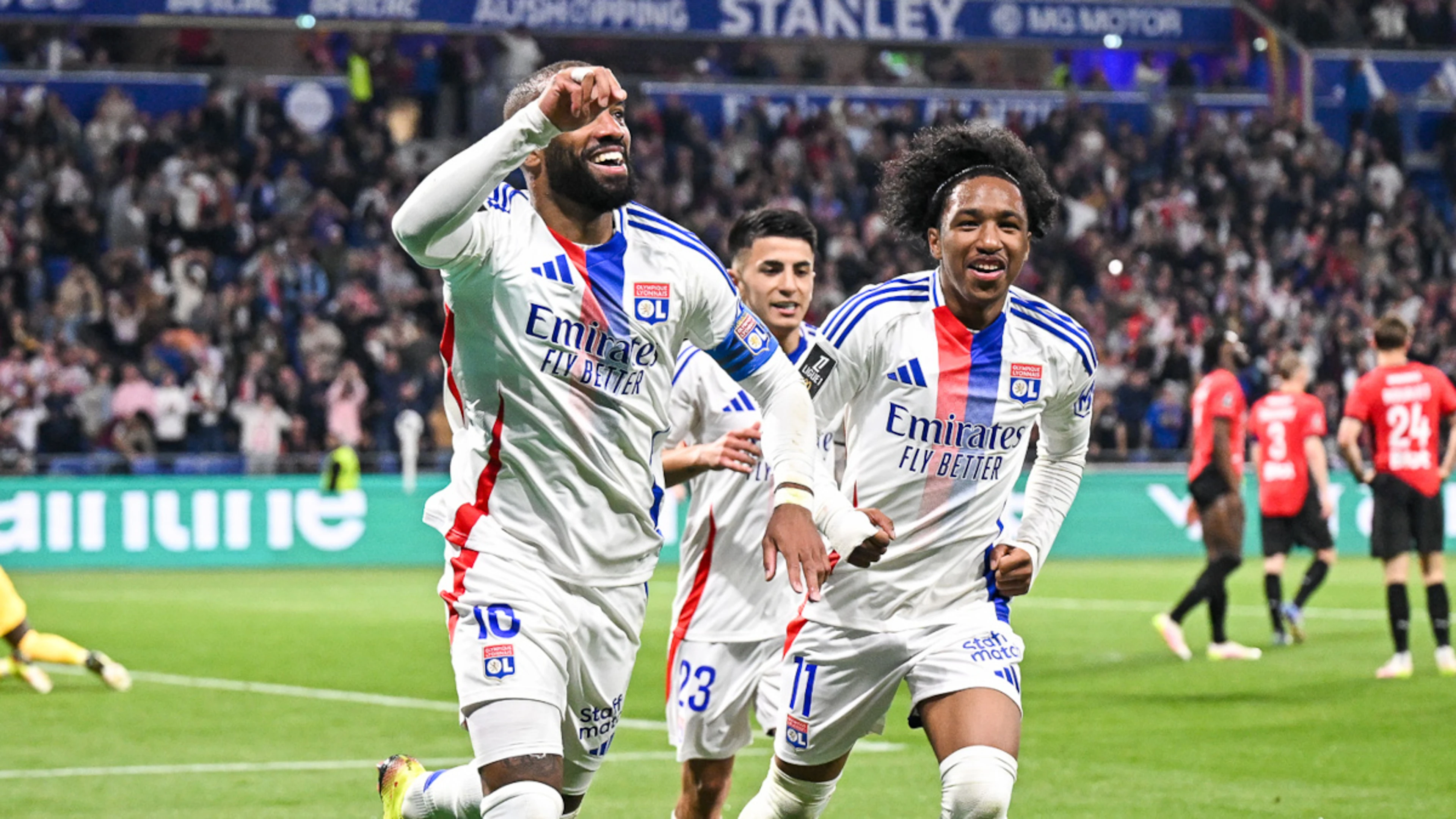 Lyon and Strasbourg win to close in on Europe, Montpellier relegated from Ligue 1