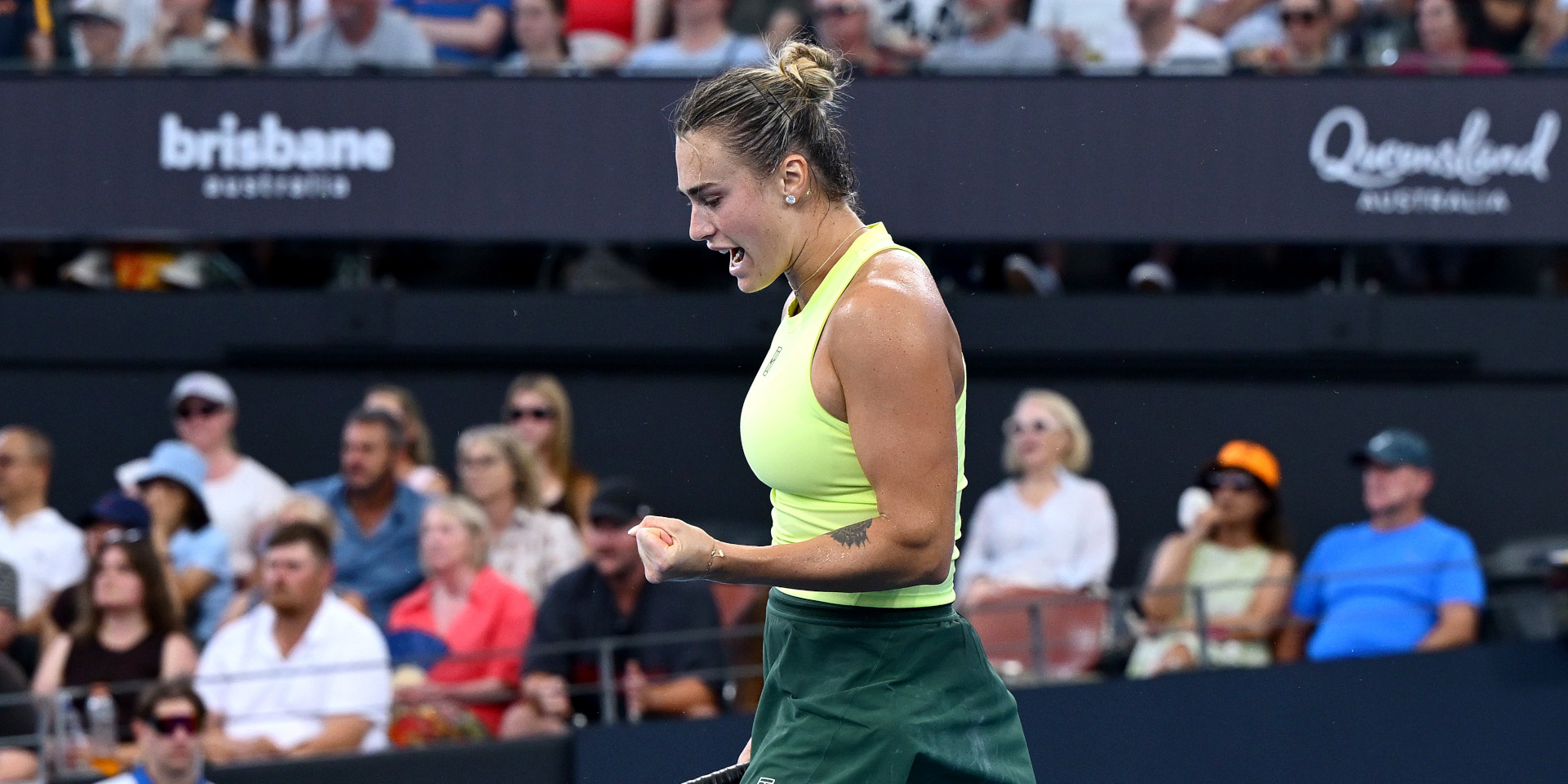 Sabalenka into third straight Brisbane final ahead of Australian Open