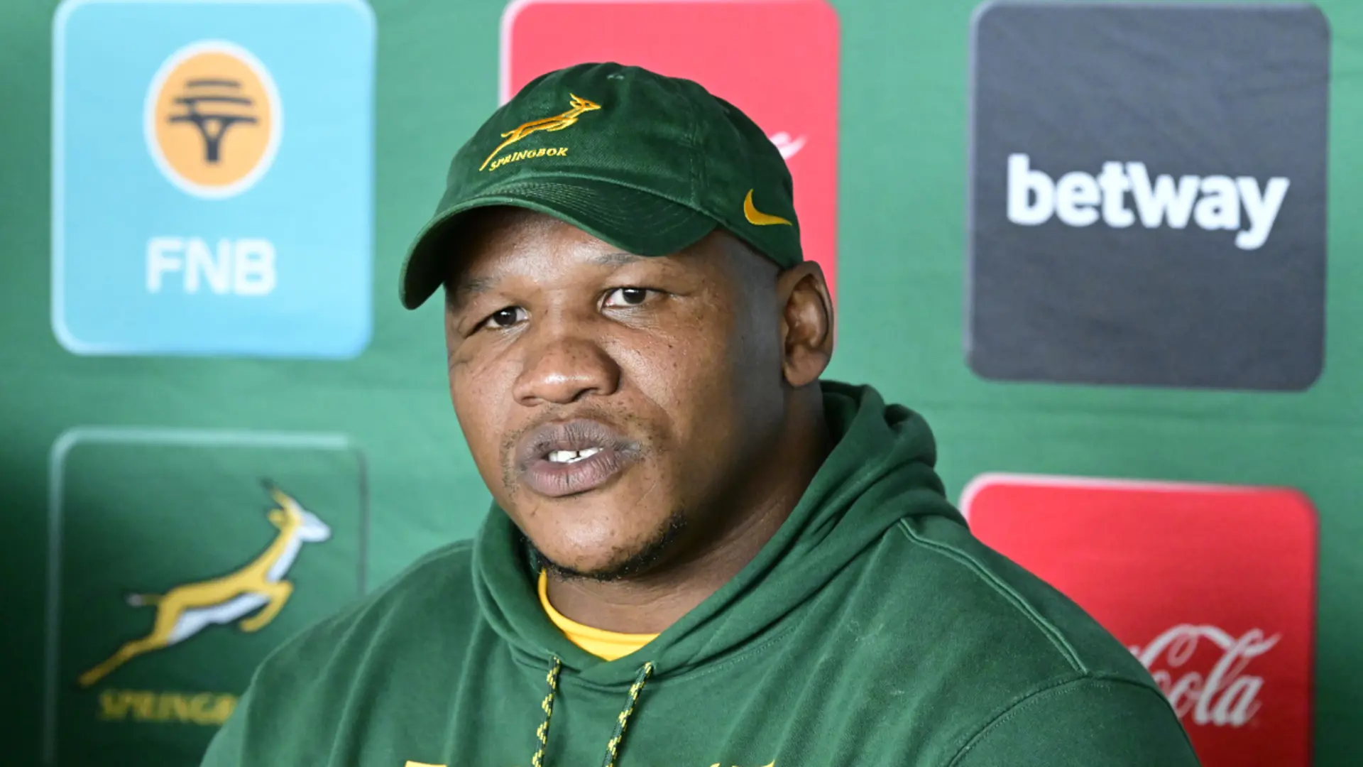 NO COMPLACENCY: Mbonambi warns that Italy are here to front up