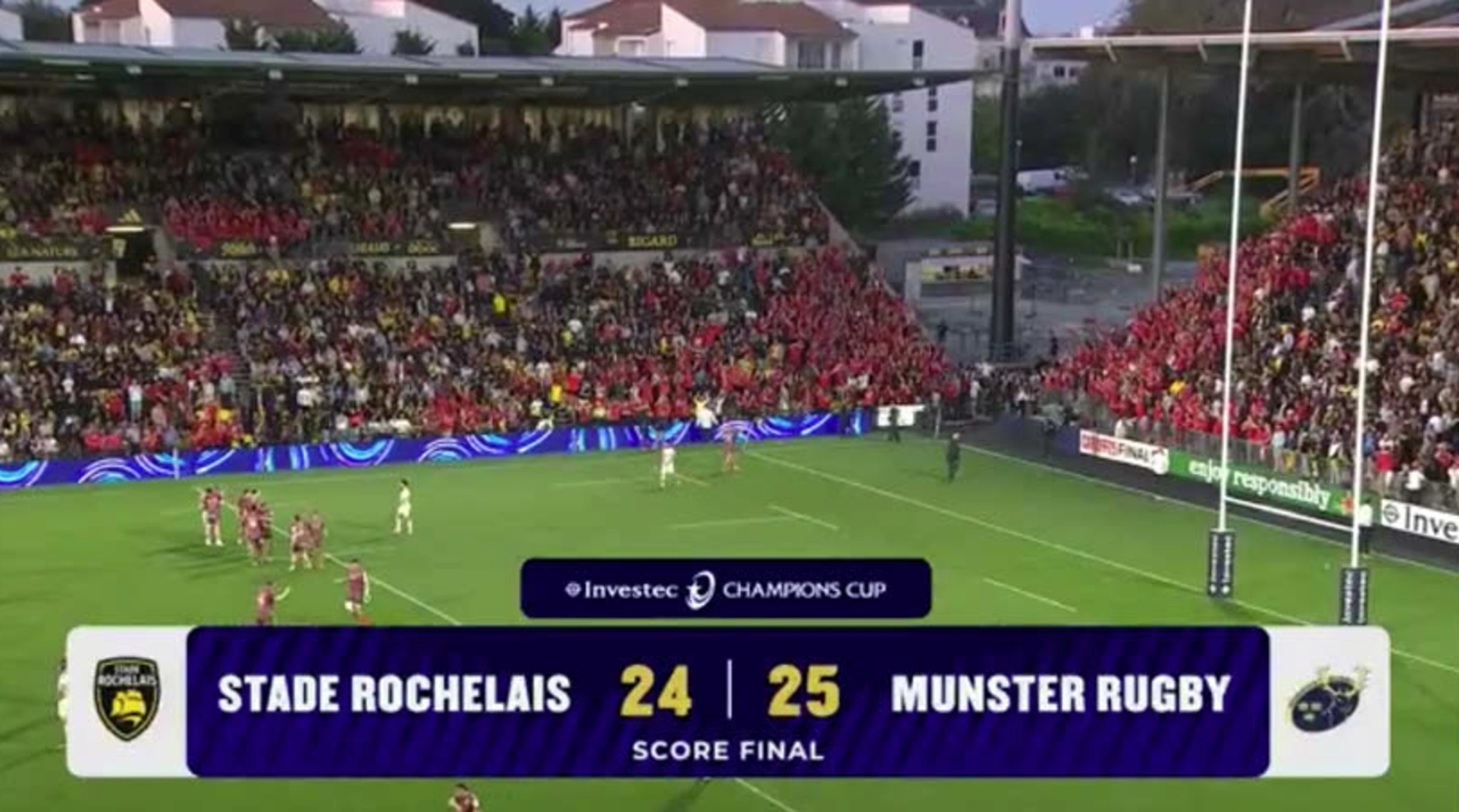 La Rochelle v Munster | Match Highlights | Investec Champions Cup