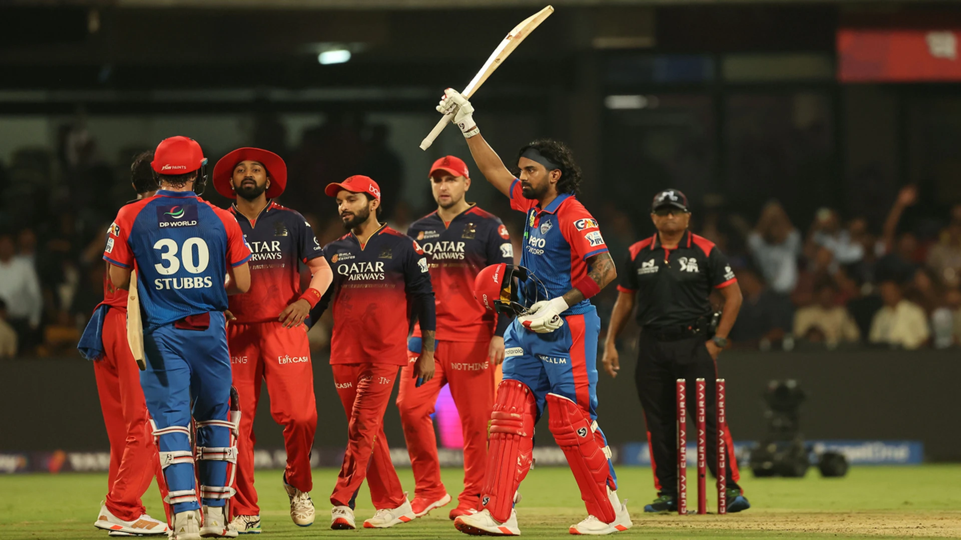 PERFECT PARTNERS: Rahul, Stubbs power Capitals to win over RCB