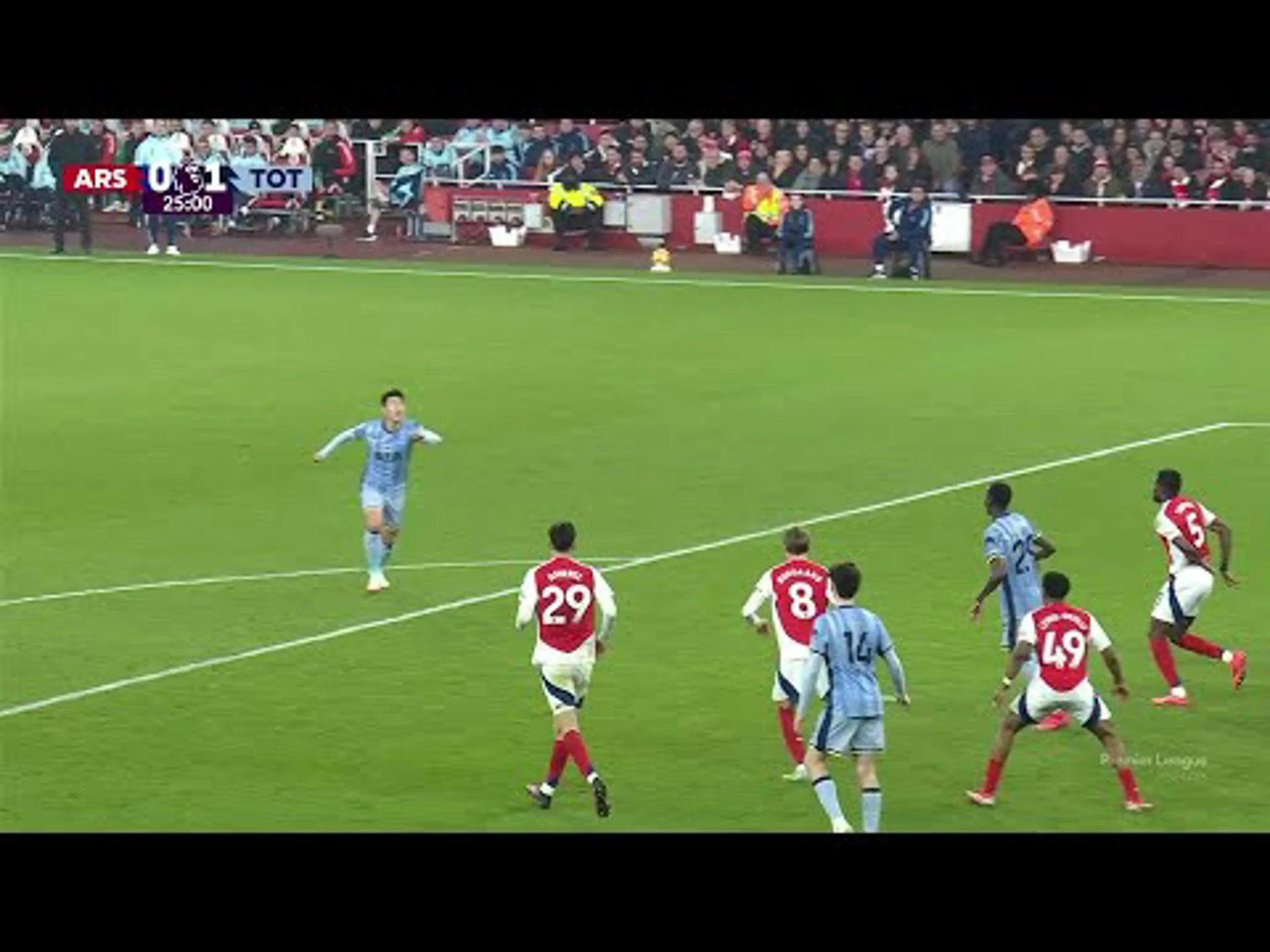 Heung-Min Son | 25ᵗʰ Minute Goal v Arsenal