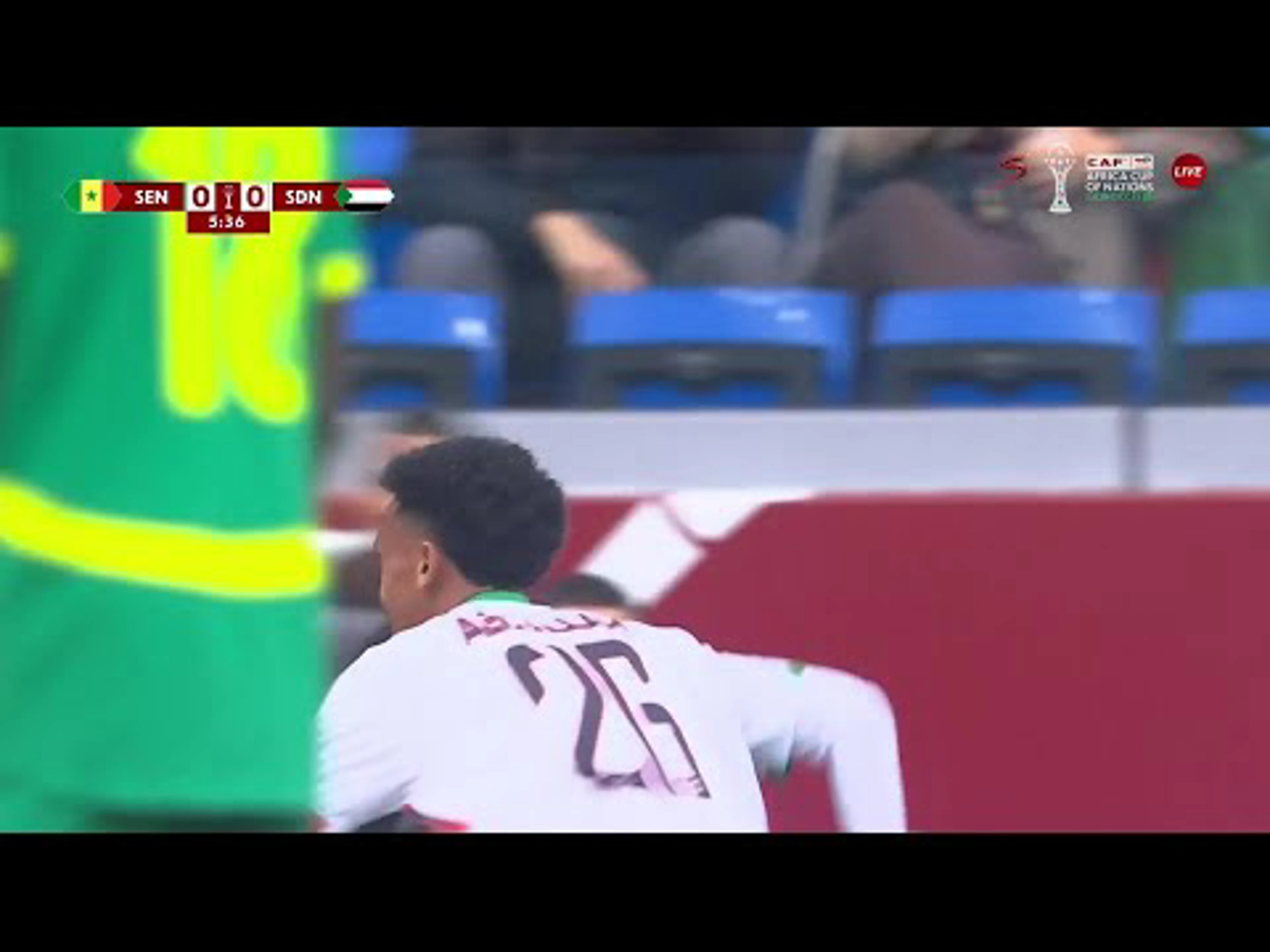 Aamir Abdallah Yunis with a Spectacular Short Goal vs. Senegal