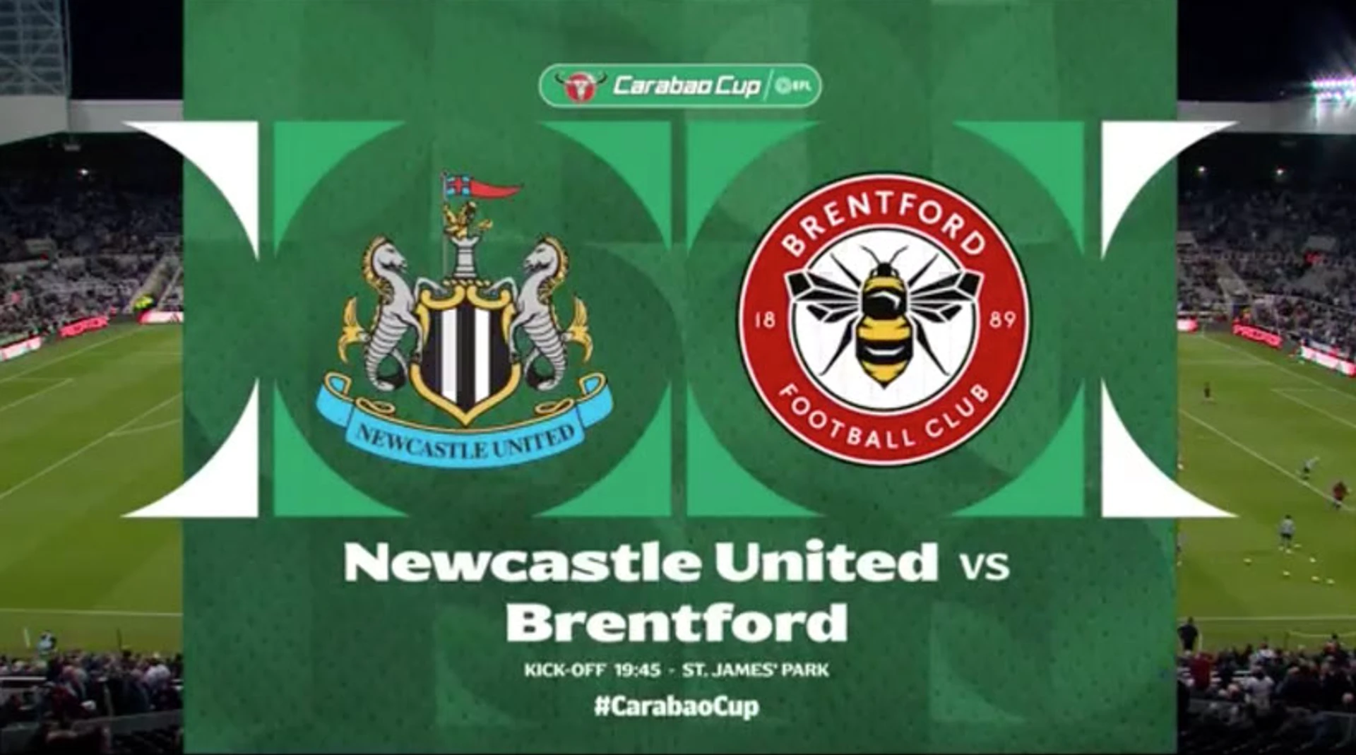 Newcastle v Brentford | Match Highlights | Carabao Cup