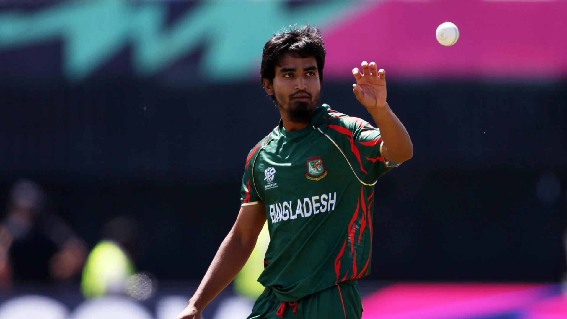 Bangladesh pacer Tanzim fined for 'contact' with Nepal captain